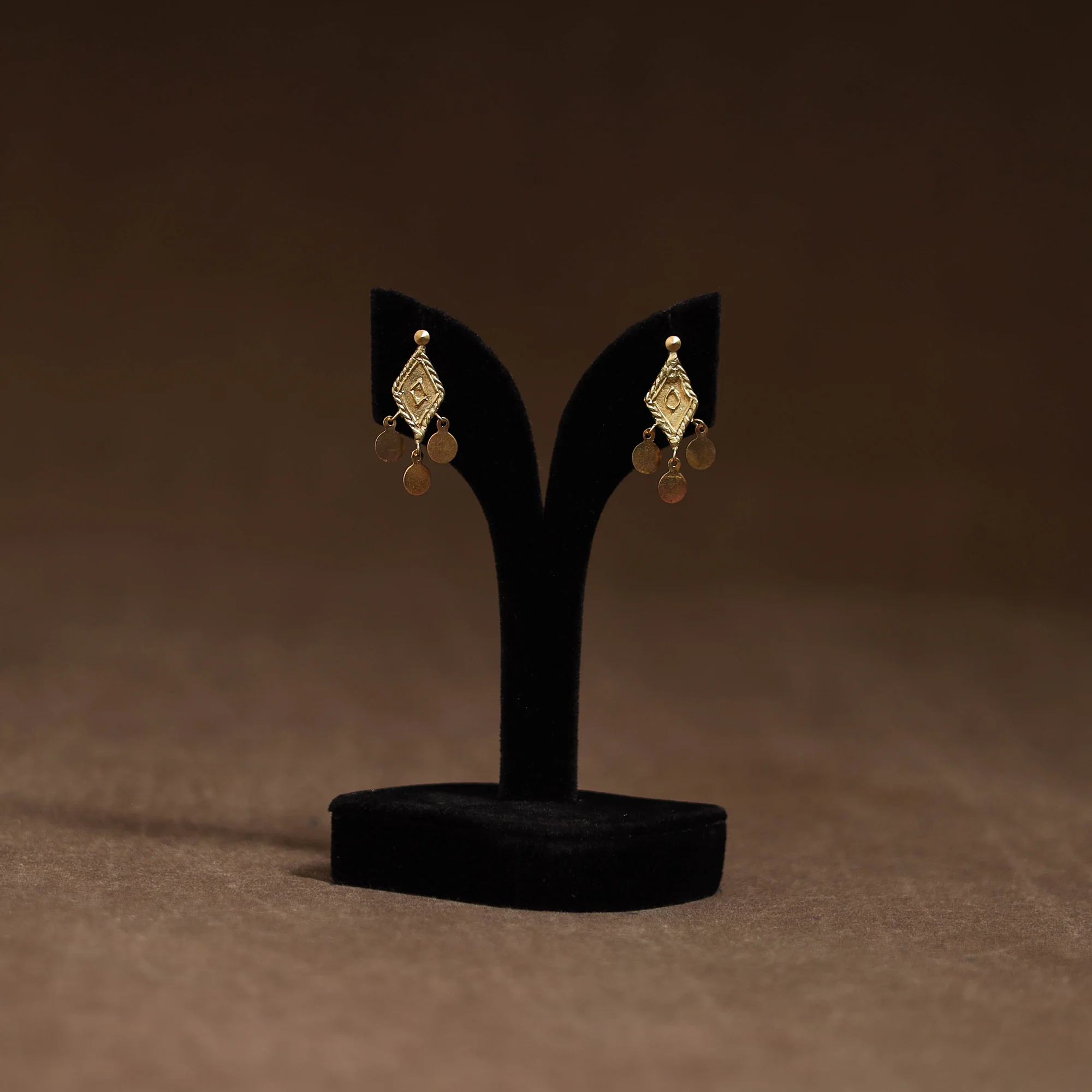 Miharu Tribal Dokra Brass Earrings 19