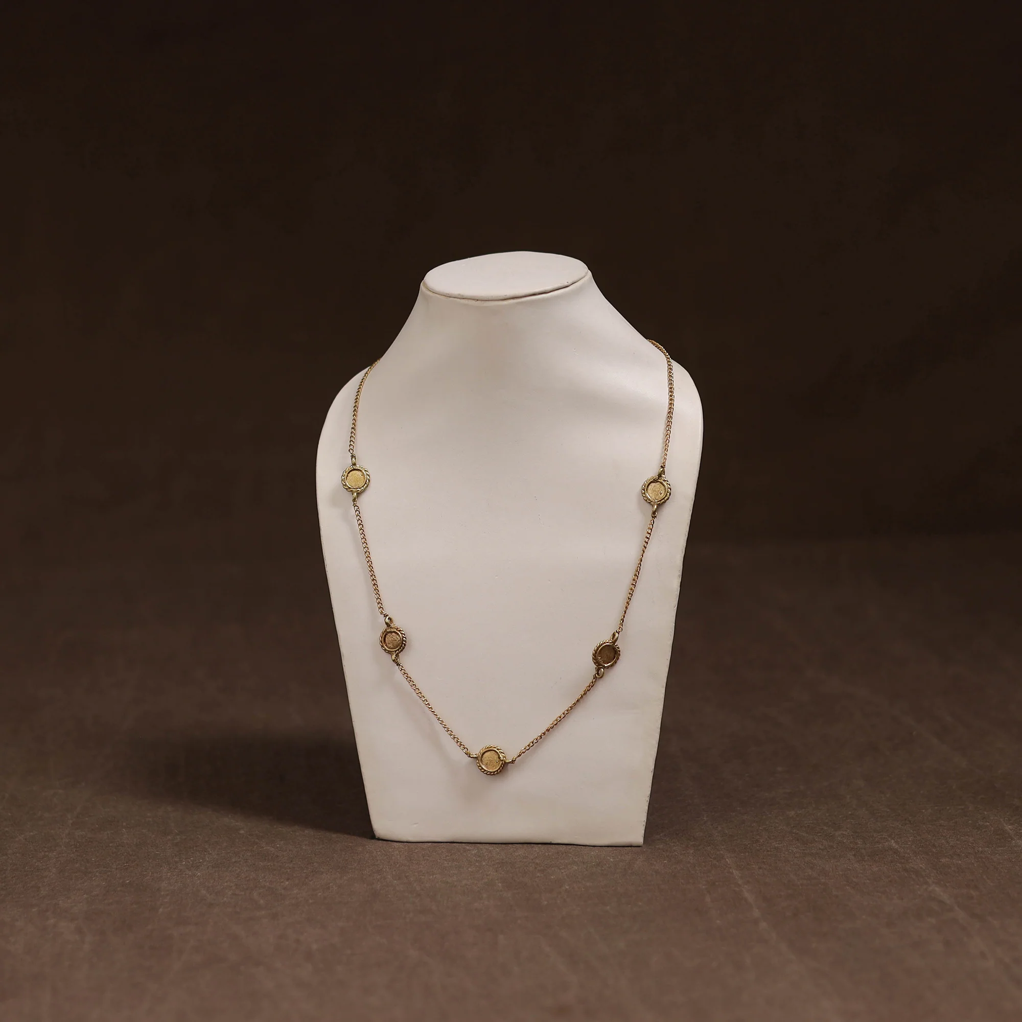 Miharu Tribal Dokra Brass Necklace 05