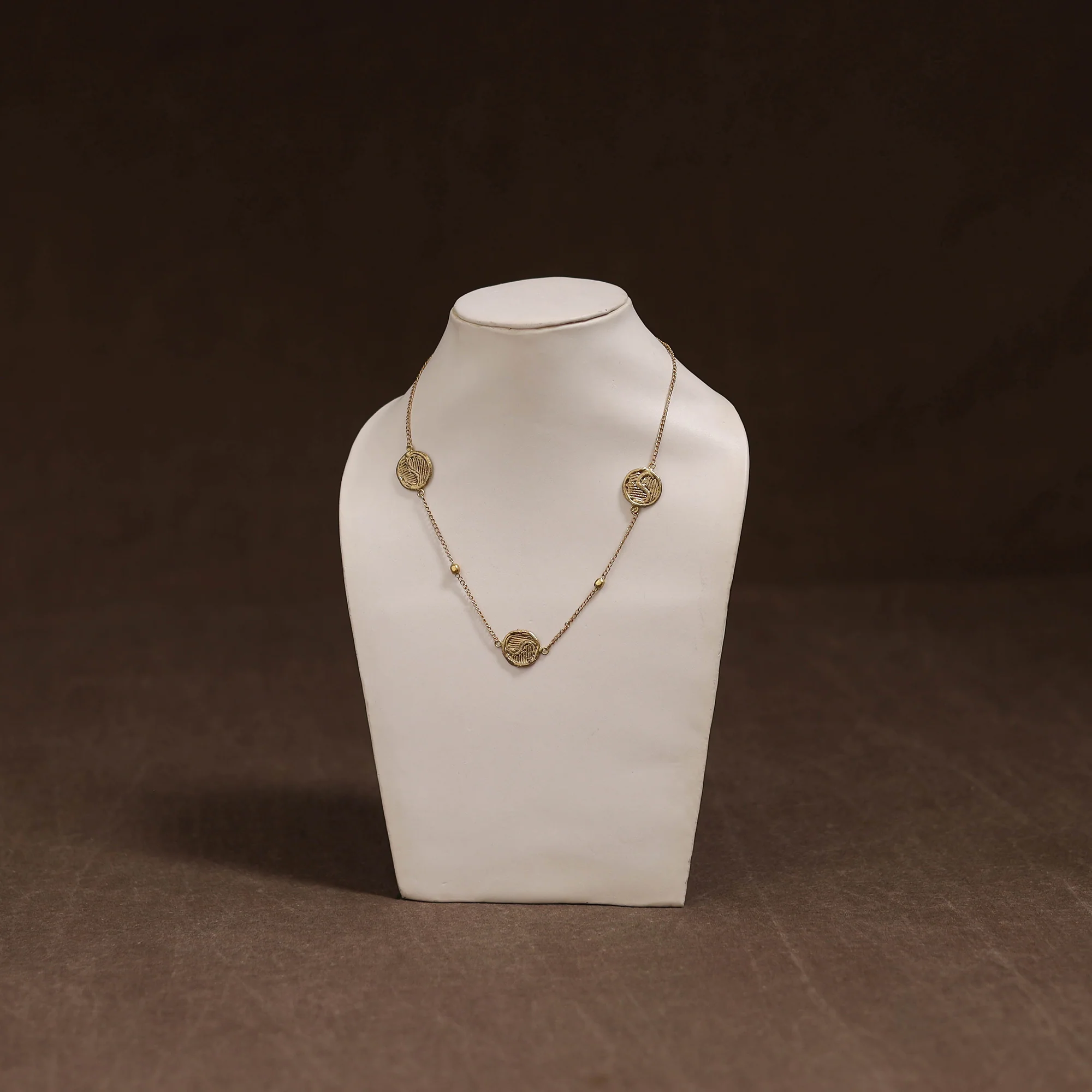 Miharu Tribal Dokra Brass Necklace 06