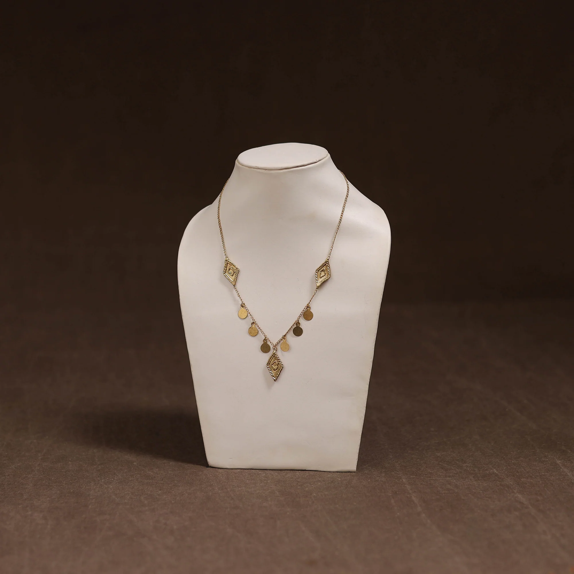 Miharu Tribal Dokra Brass Necklace 10