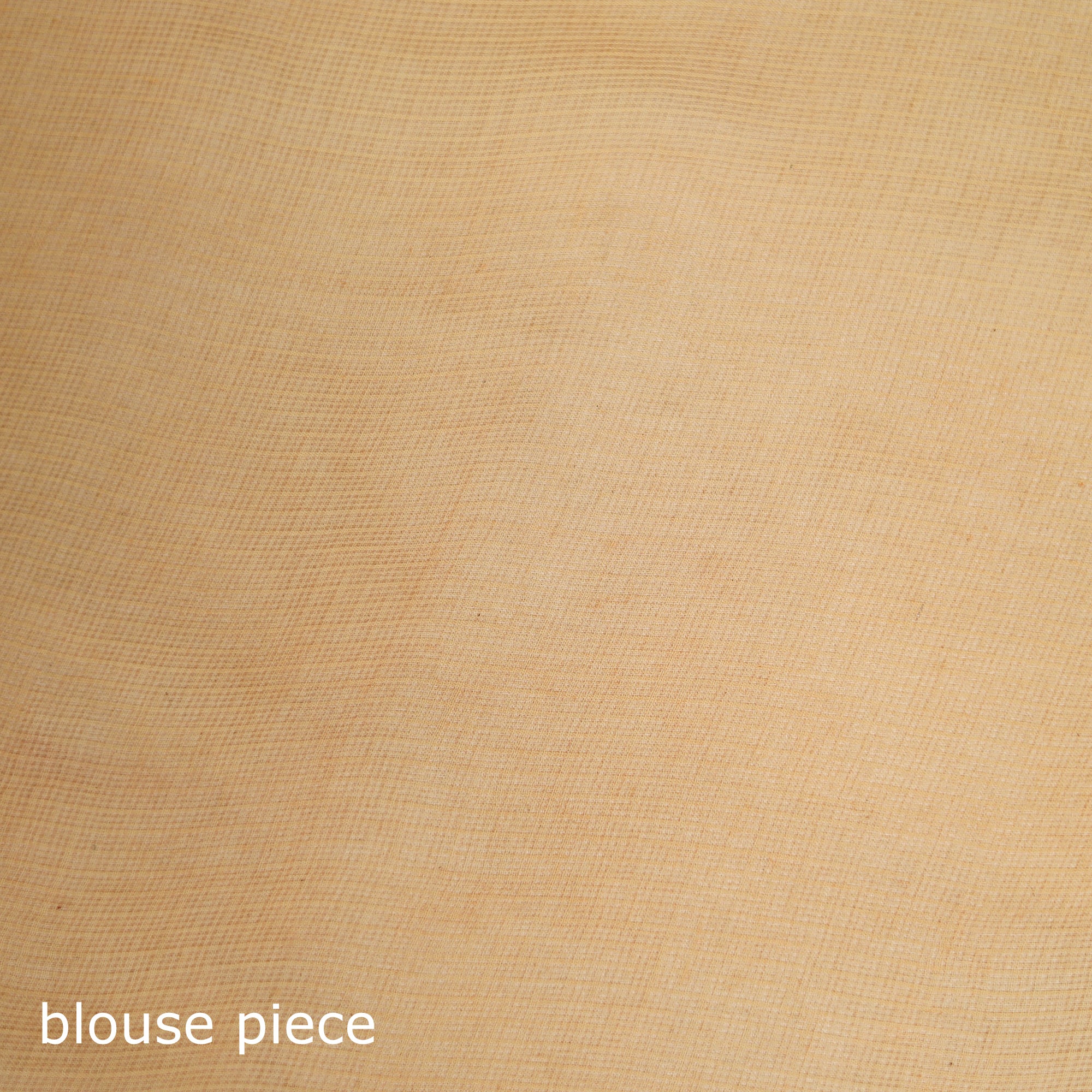 Peach - Nazaakat Kota Doria Cotton Plain Saree with Blouse & Jewellery Set 119 - Image 5