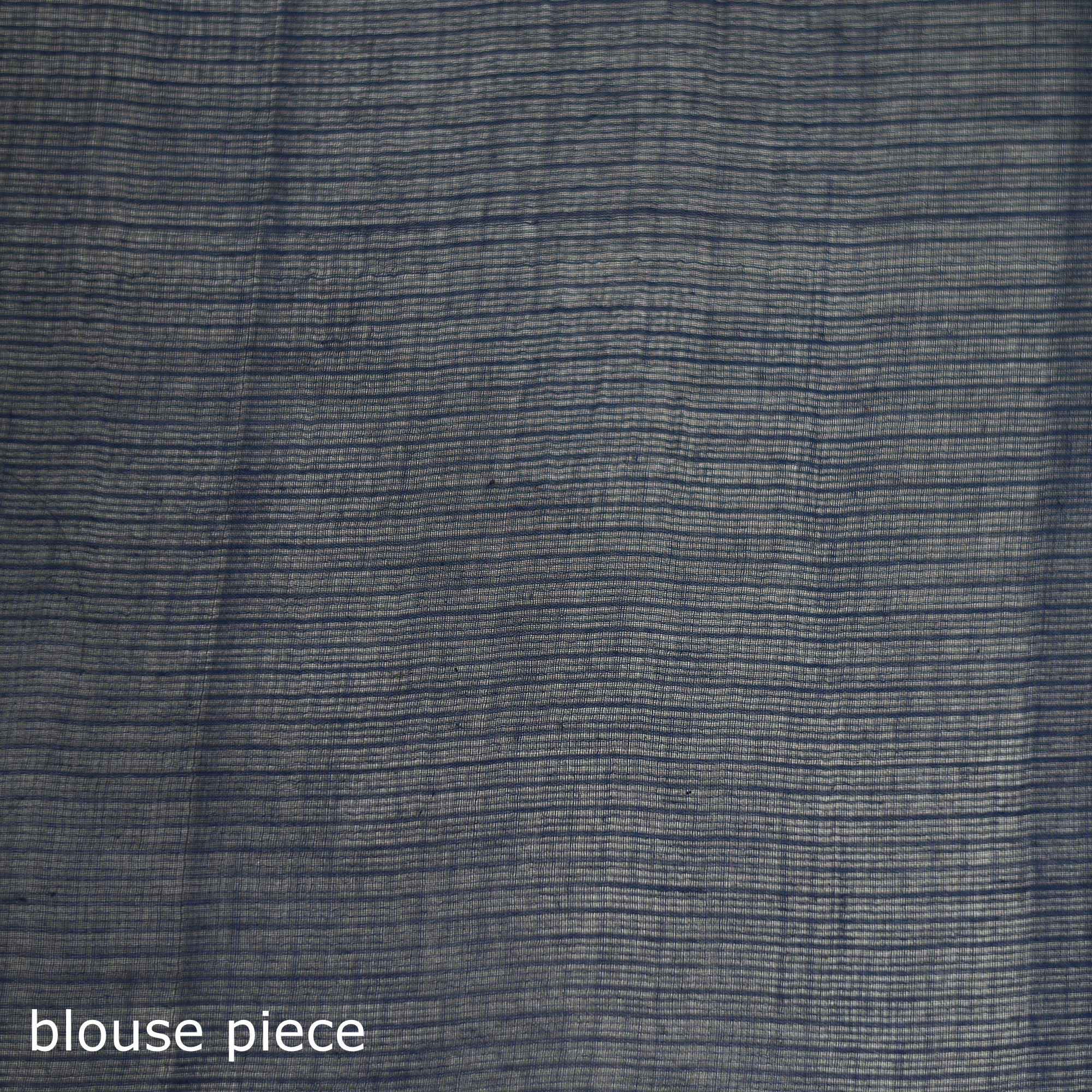 Blue - Nazaakat Kota Doria Cotton Plain Saree with Blouse & Jewellery Set 148 - Image 5
