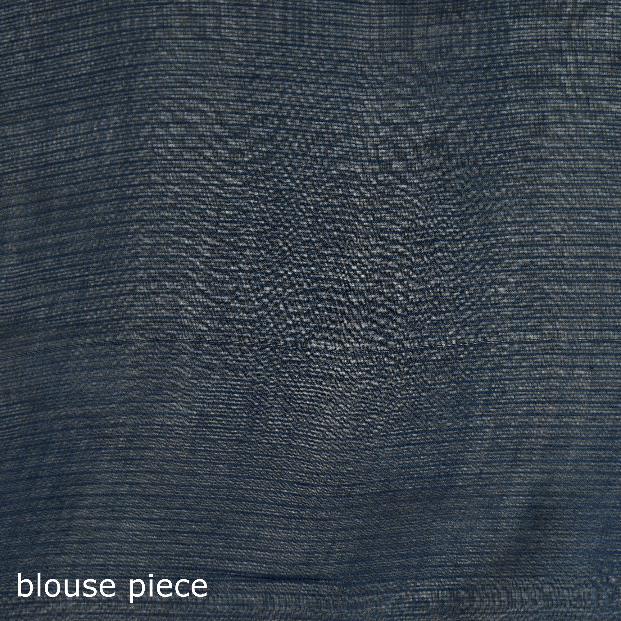 Blue - Nazaakat Kota Doria Cotton Plain Saree with Blouse & Jewellery Set 167 - Image 5