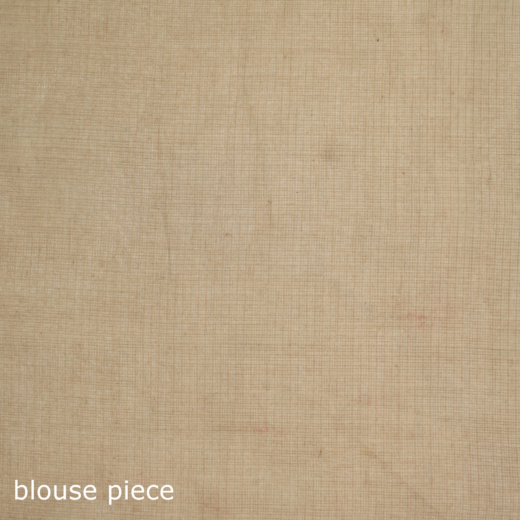 Brown - Nazaakat Kota Doria Cotton Plain Saree with Blouse & Jewellery Set 189 - Image 5