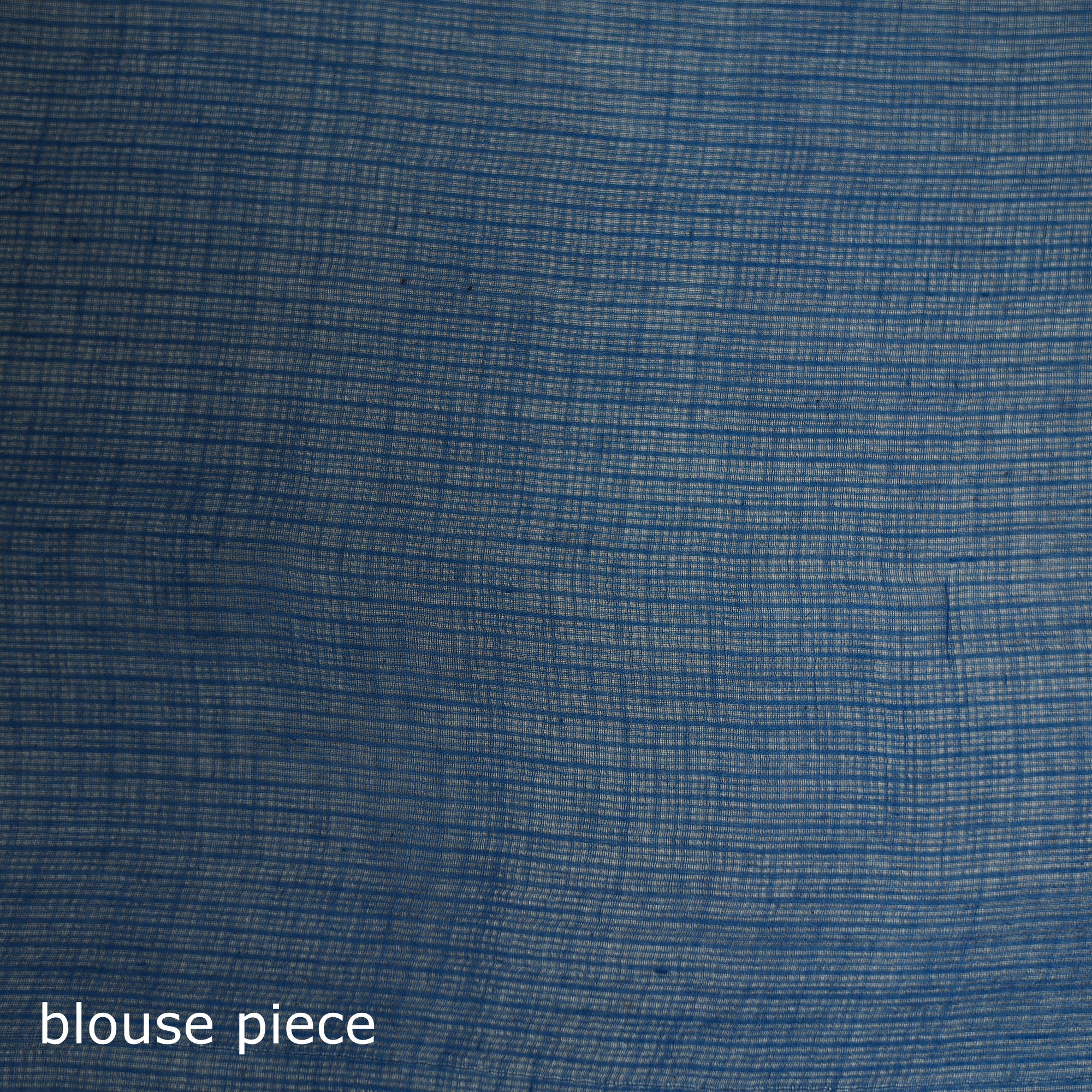 Blue - Nazaakat Kota Doria Cotton Plain Saree with Blouse & Jewellery Set 28 - Image 5