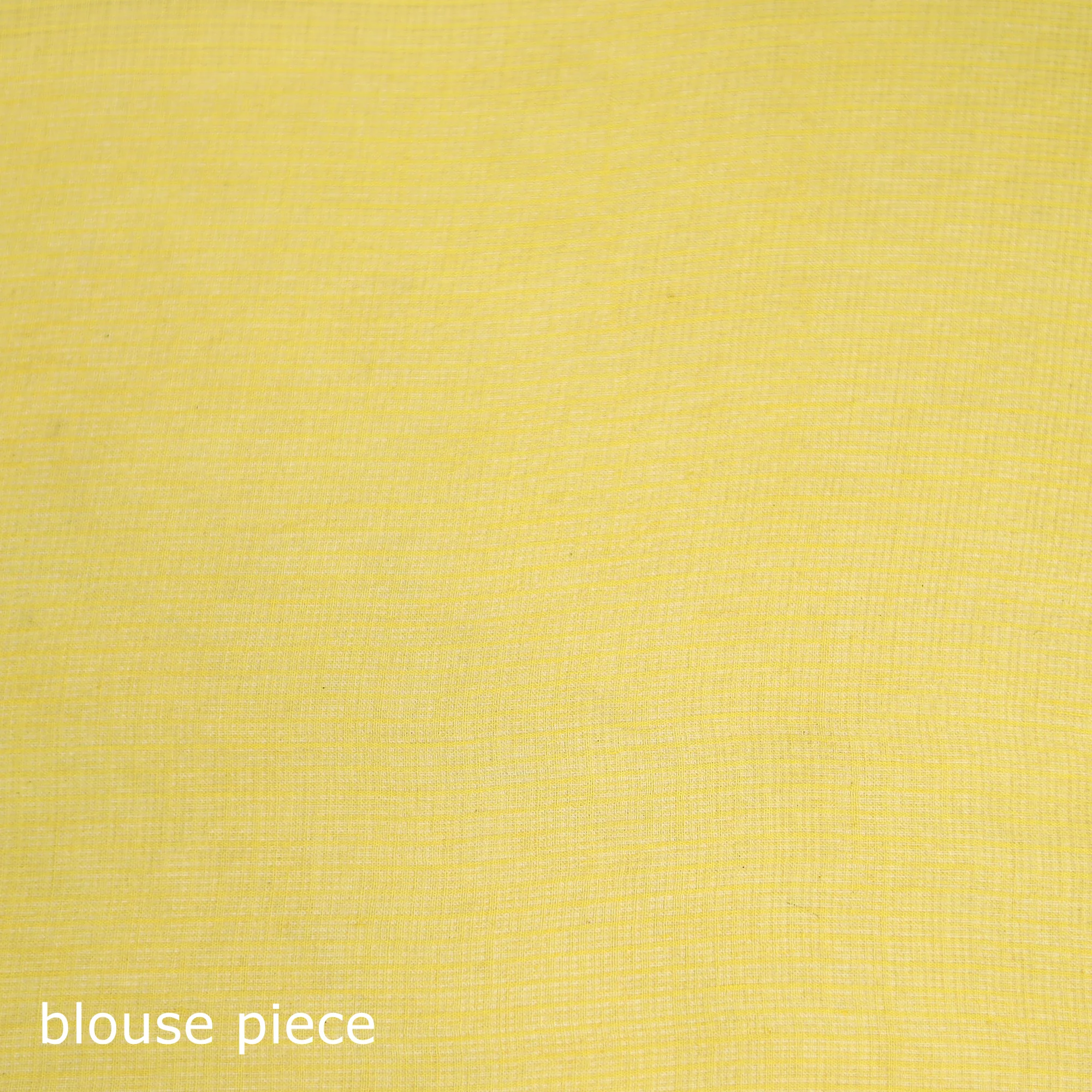 Yellow - Nazaakat Kota Doria Cotton Plain Saree with Blouse & Jewellery Set 50 - Image 5