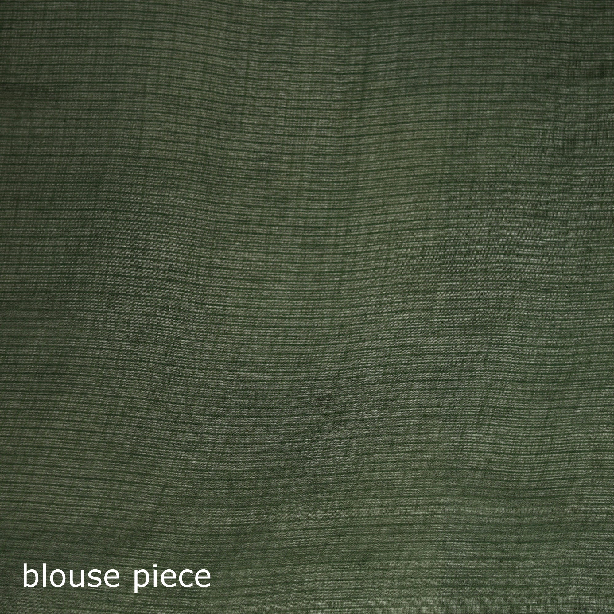 Green - Nazaakat Kota Doria Cotton Plain Saree with Blouse & Jewellery Set 74 - Image 5
