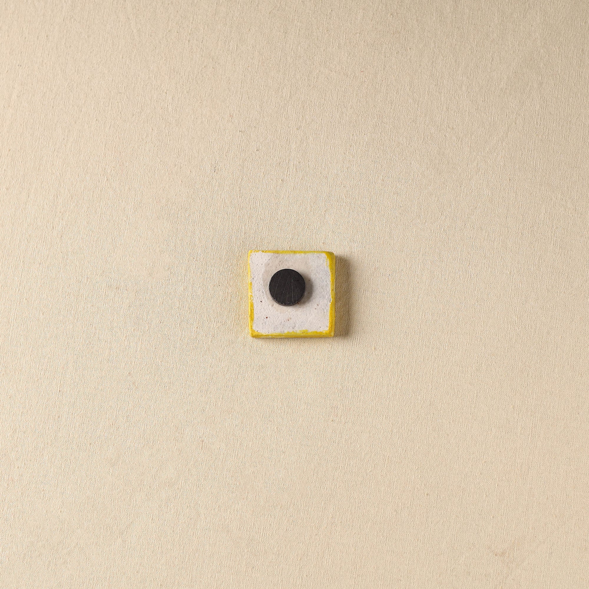 Yellow - Original Blue Pottery Ceramic Fridge Magnet 01 - Image 2