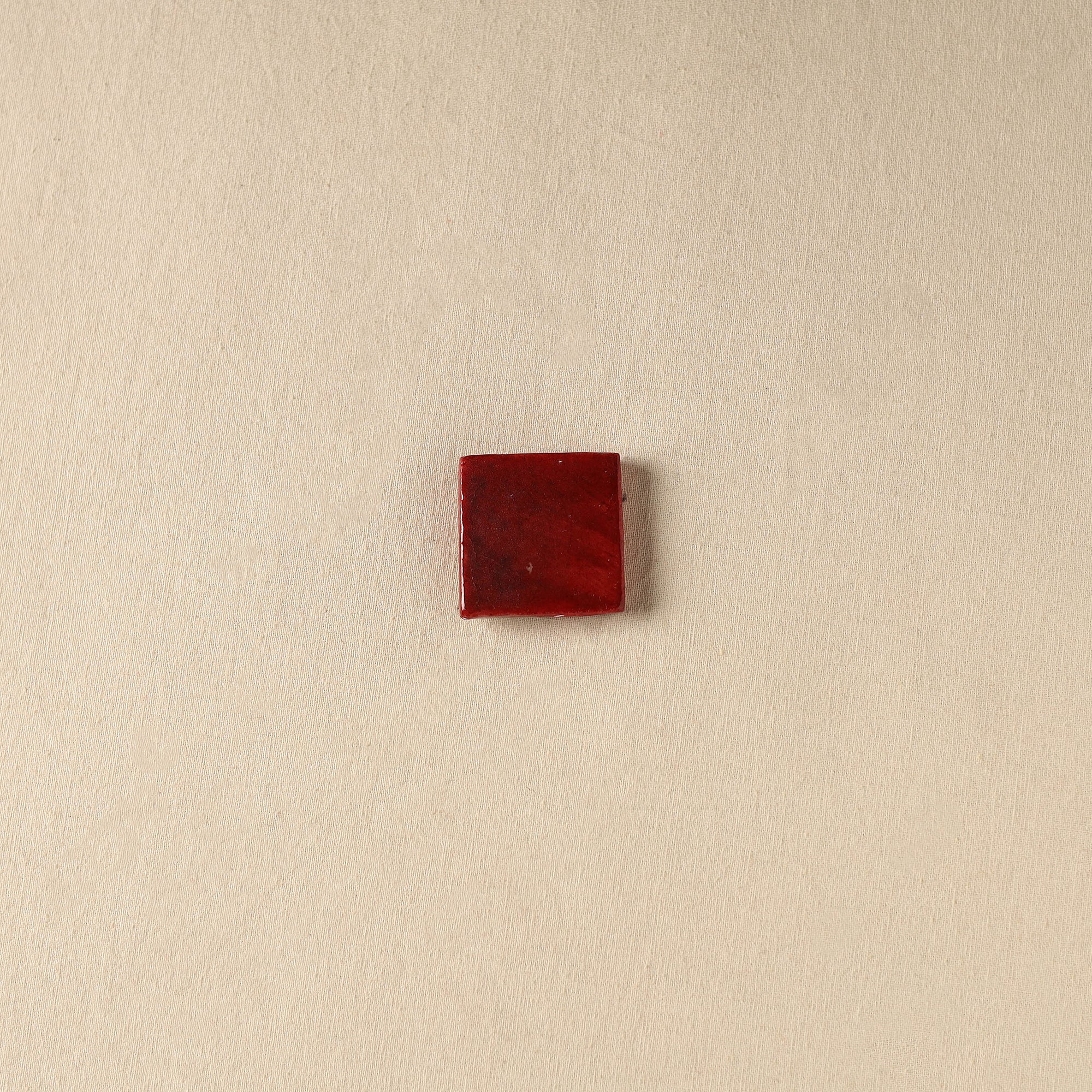 Red - Original Blue Pottery Ceramic Fridge Magnet 05