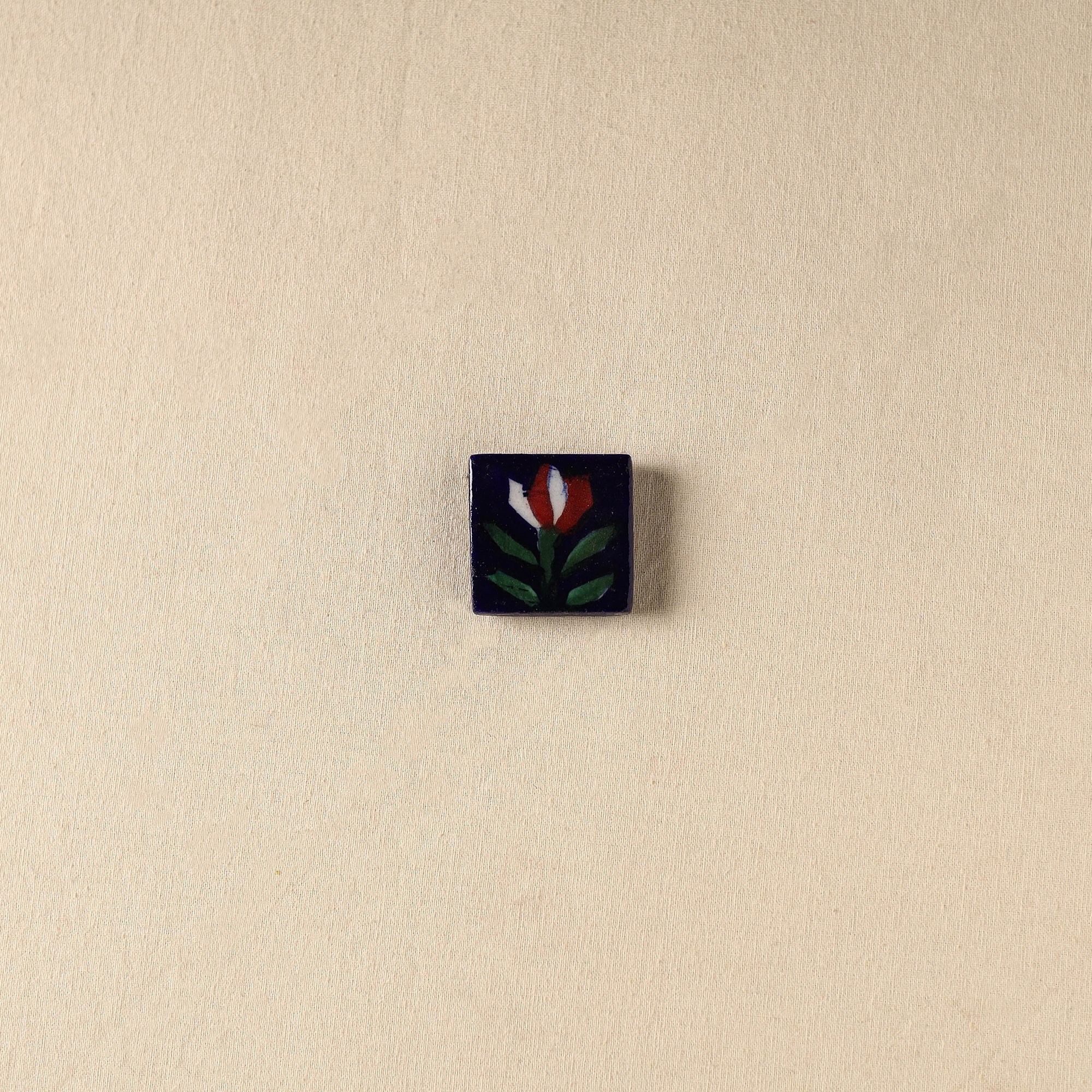 Blue - Original Blue Pottery Ceramic Fridge Magnet 09