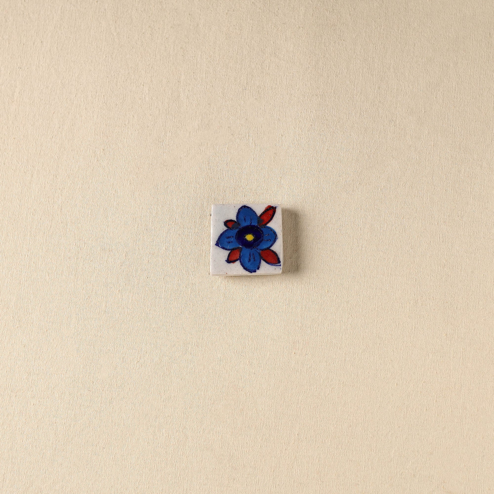 Blue - Original Blue Pottery Ceramic Fridge Magnet 13