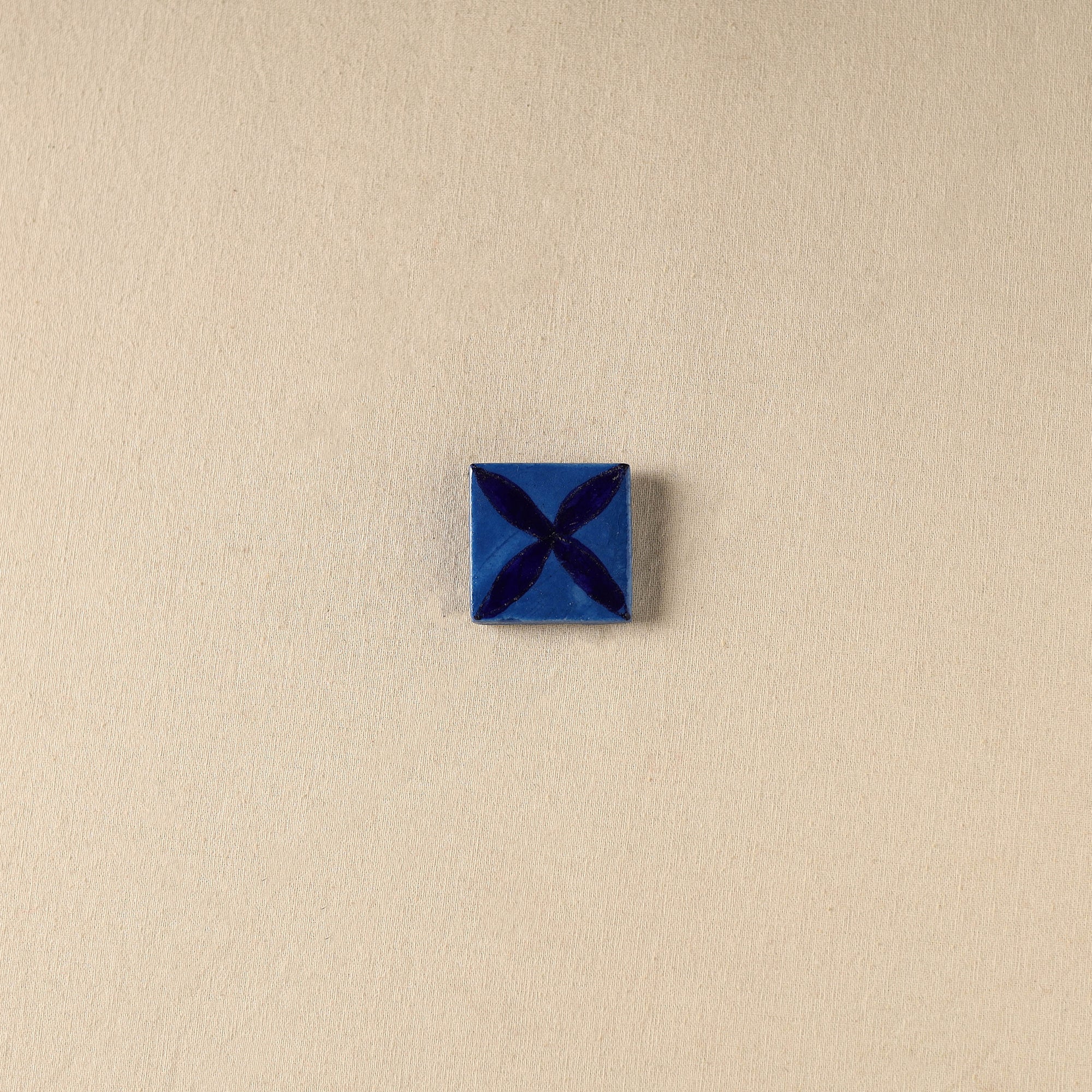Blue - Original Blue Pottery Ceramic Fridge Magnet 18