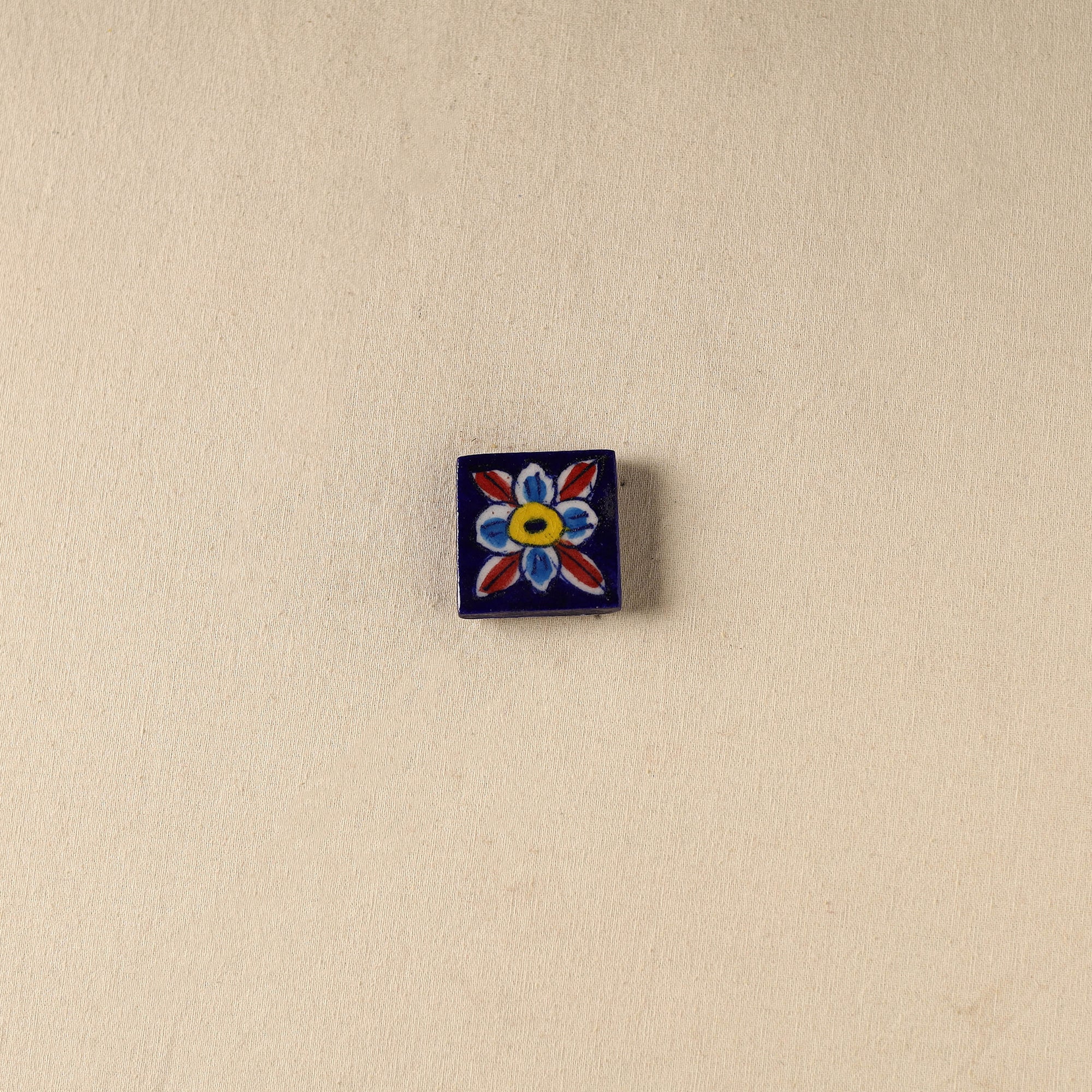 Blue - Original Blue Pottery Ceramic Fridge Magnet 36