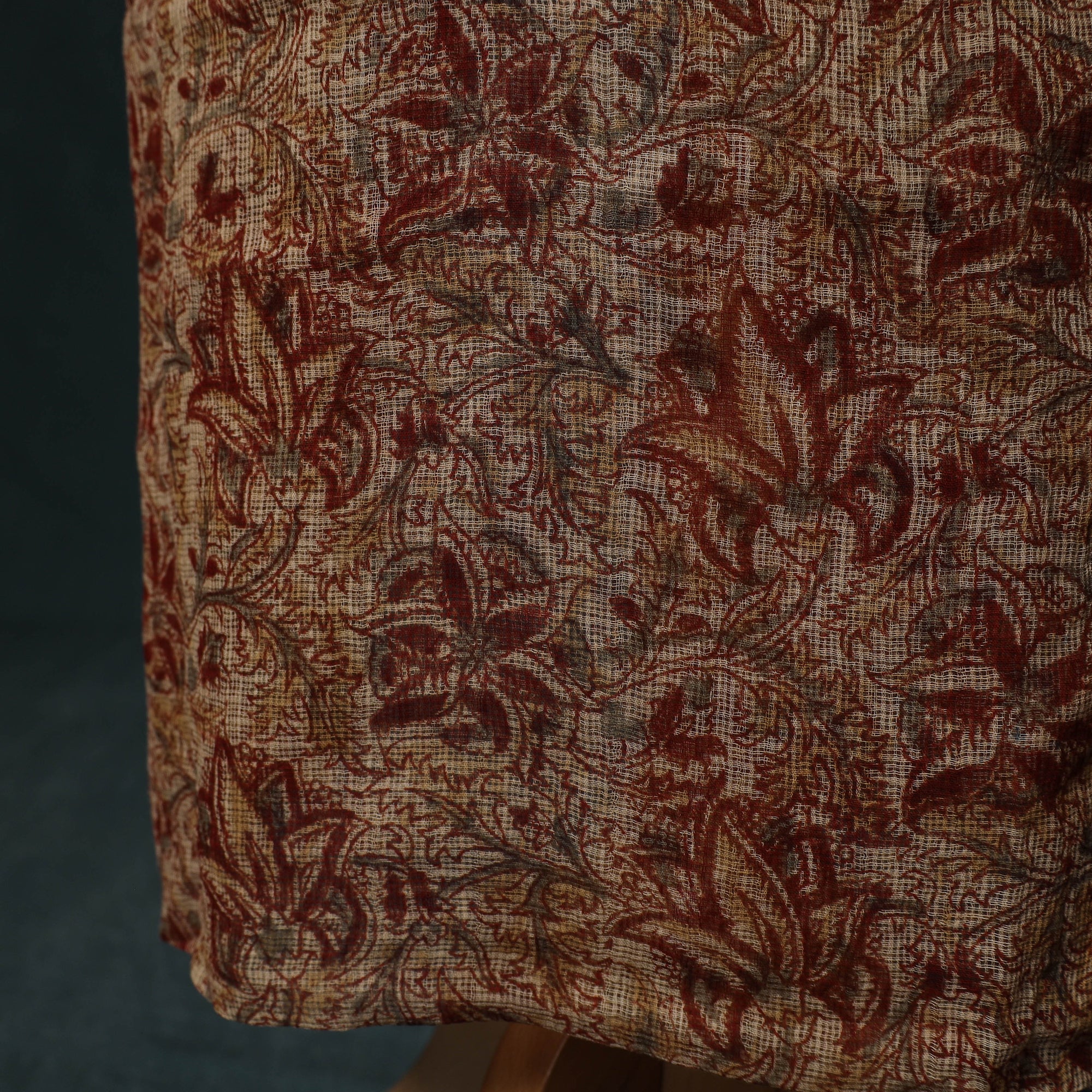 Pedana Kalamkari Block Print Kota Doria Cotton 2pc Unstitched Dress Material Kurta Set 46 - Image 5
