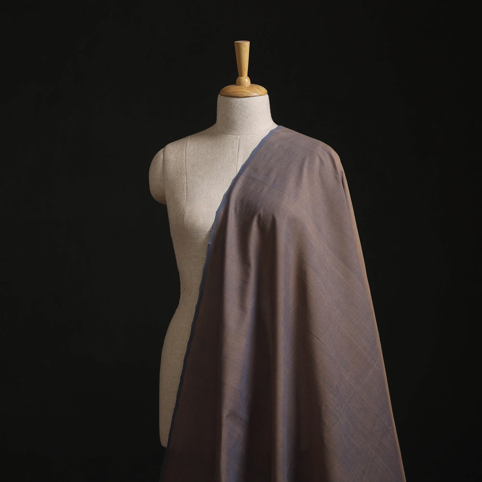 Plain Handloom Mangalagiri Cotton Fabric 06