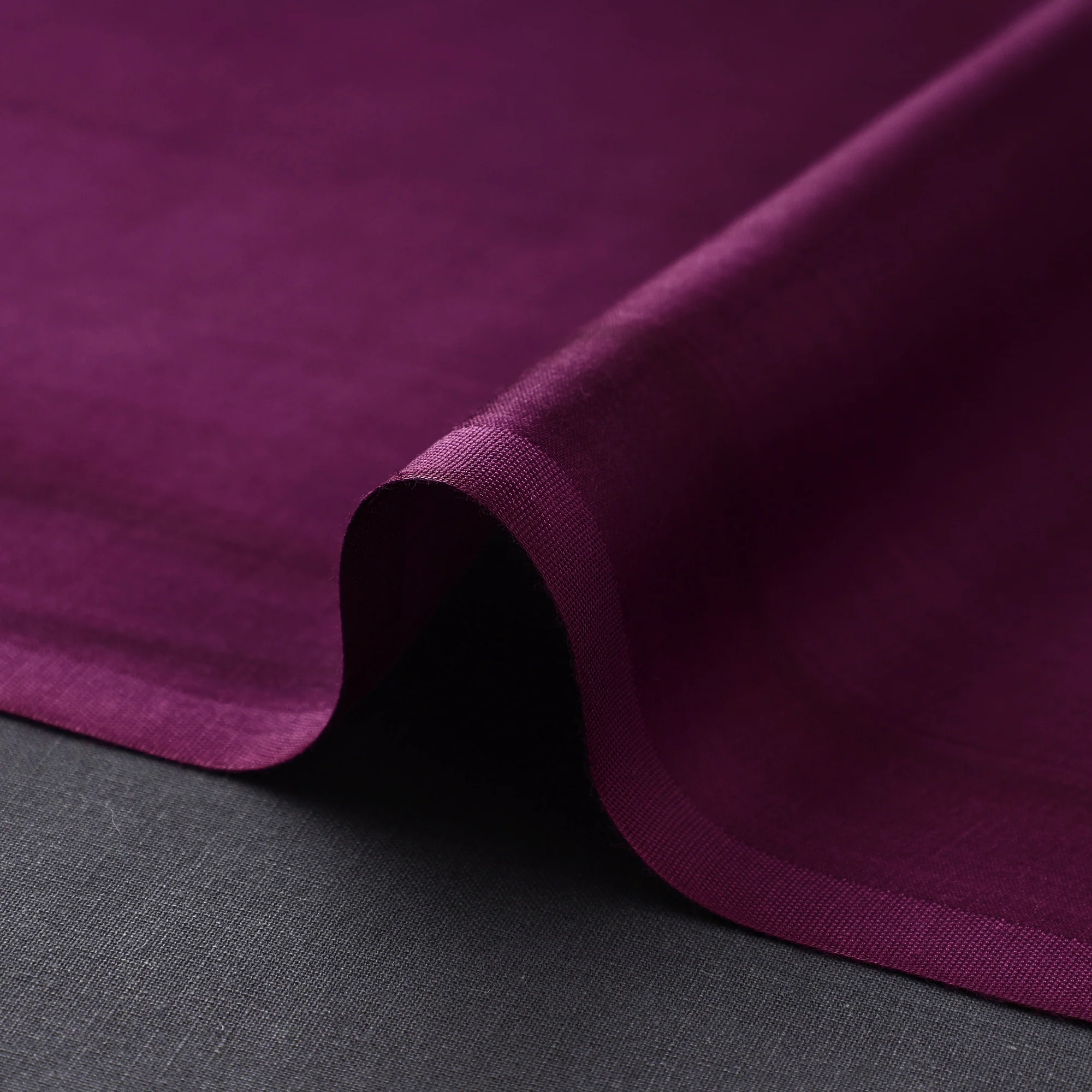 Purple - Plain Pure Modal Silk Fabric 10 - Image 5
