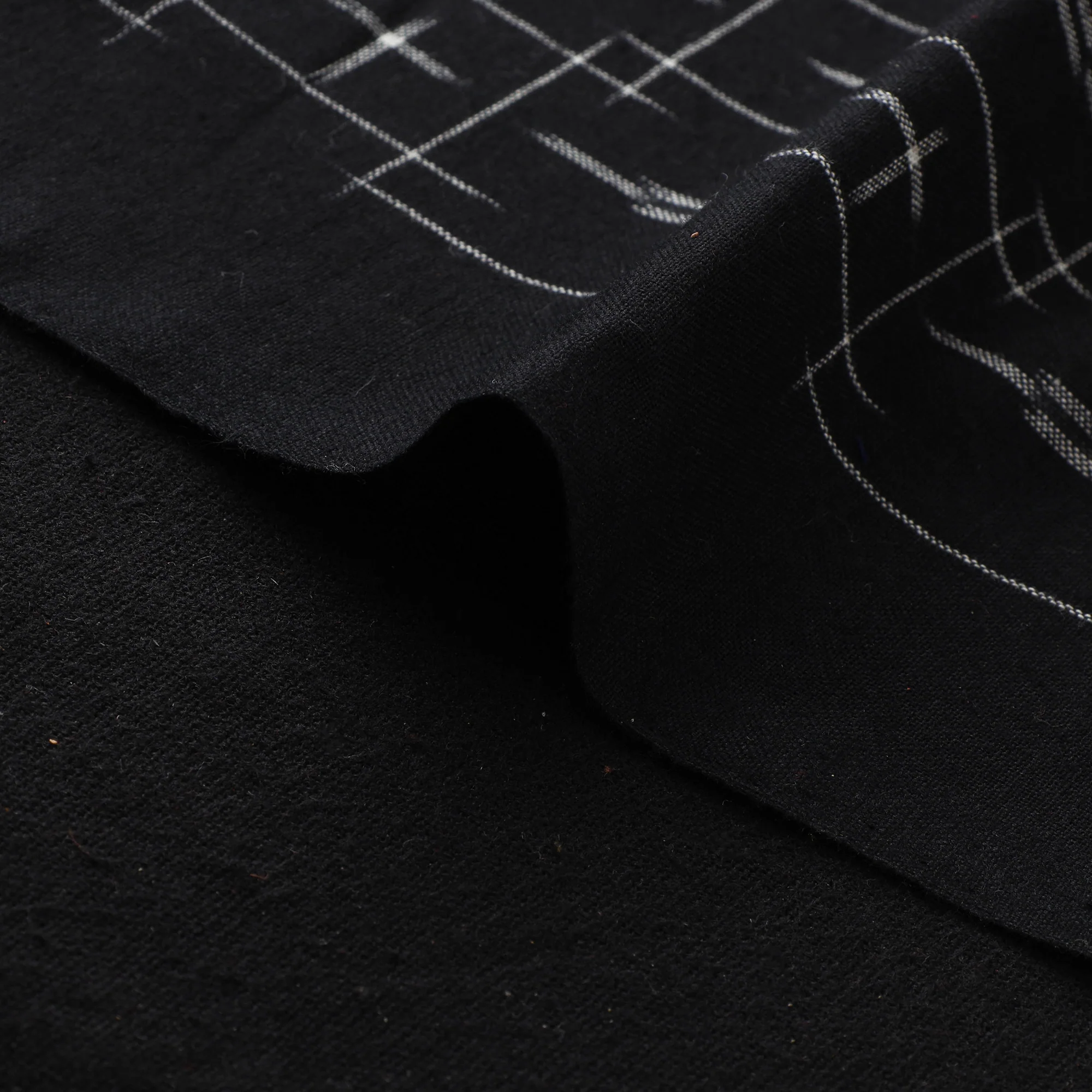 Pochampally Double Ikat Handloom Cotton Fabric 17 - Image 4