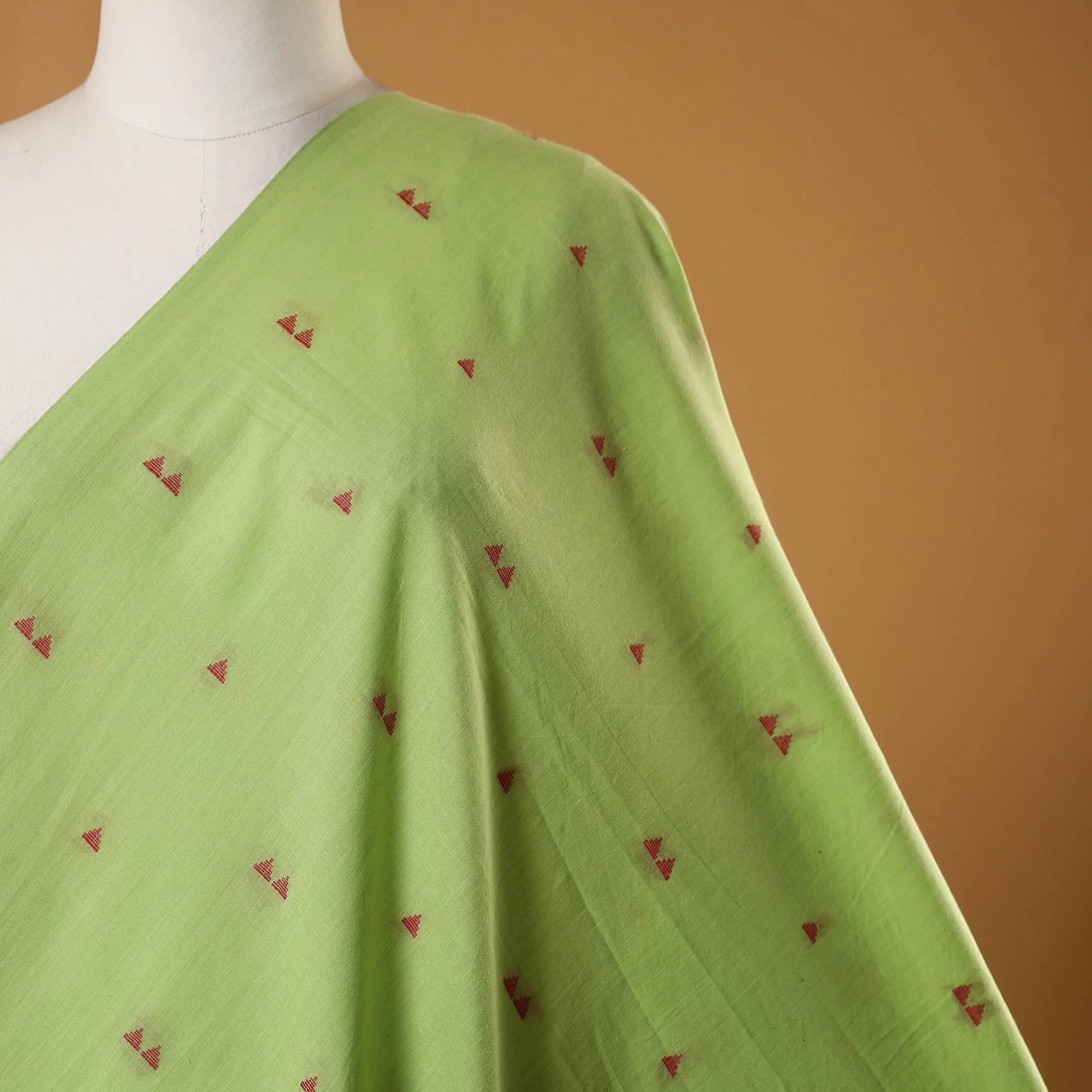 Green - Prewashed Cotton Jacquard Fabric 21 - Image 2