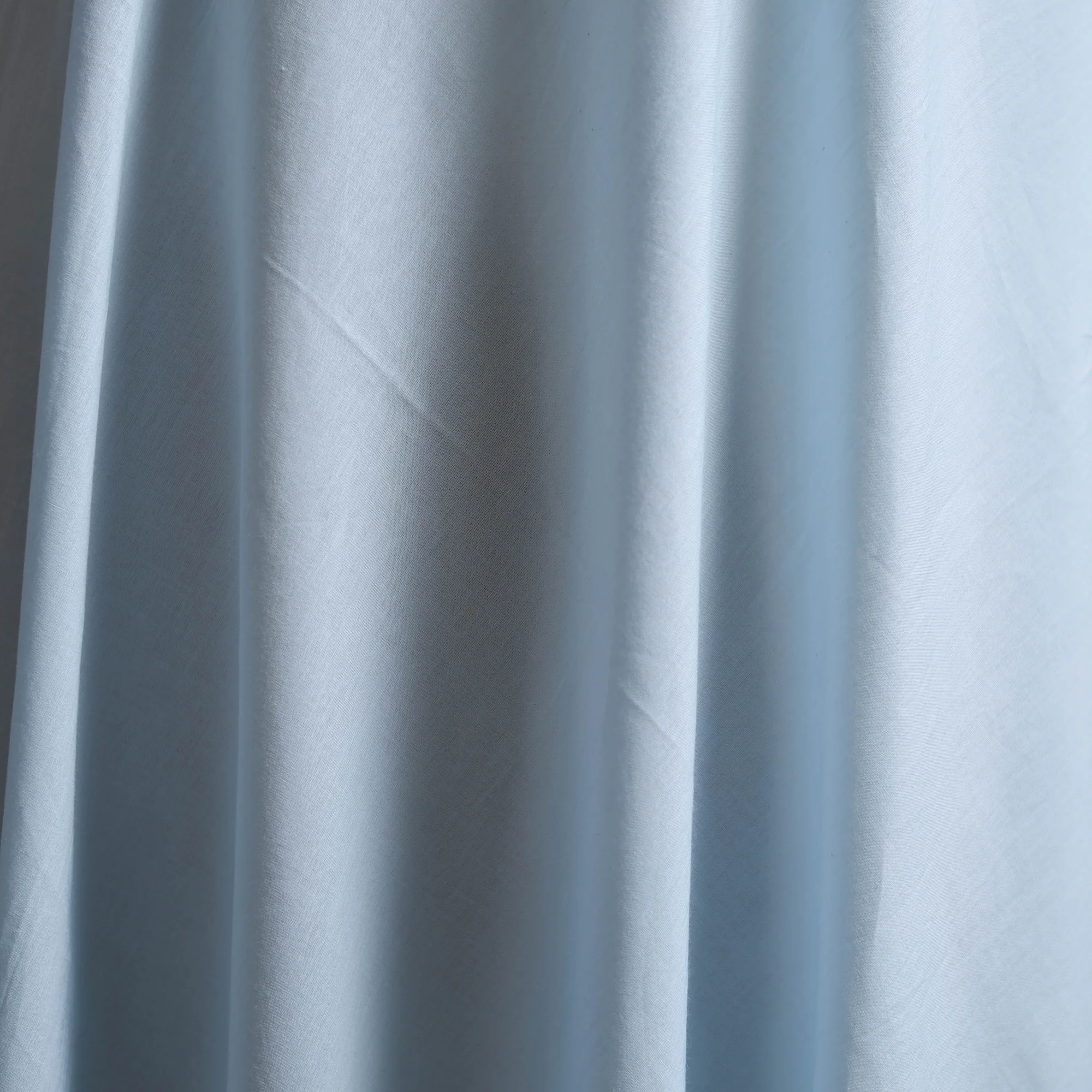Blue - Prewashed Cotton Plain Fabric 29 - Image 3