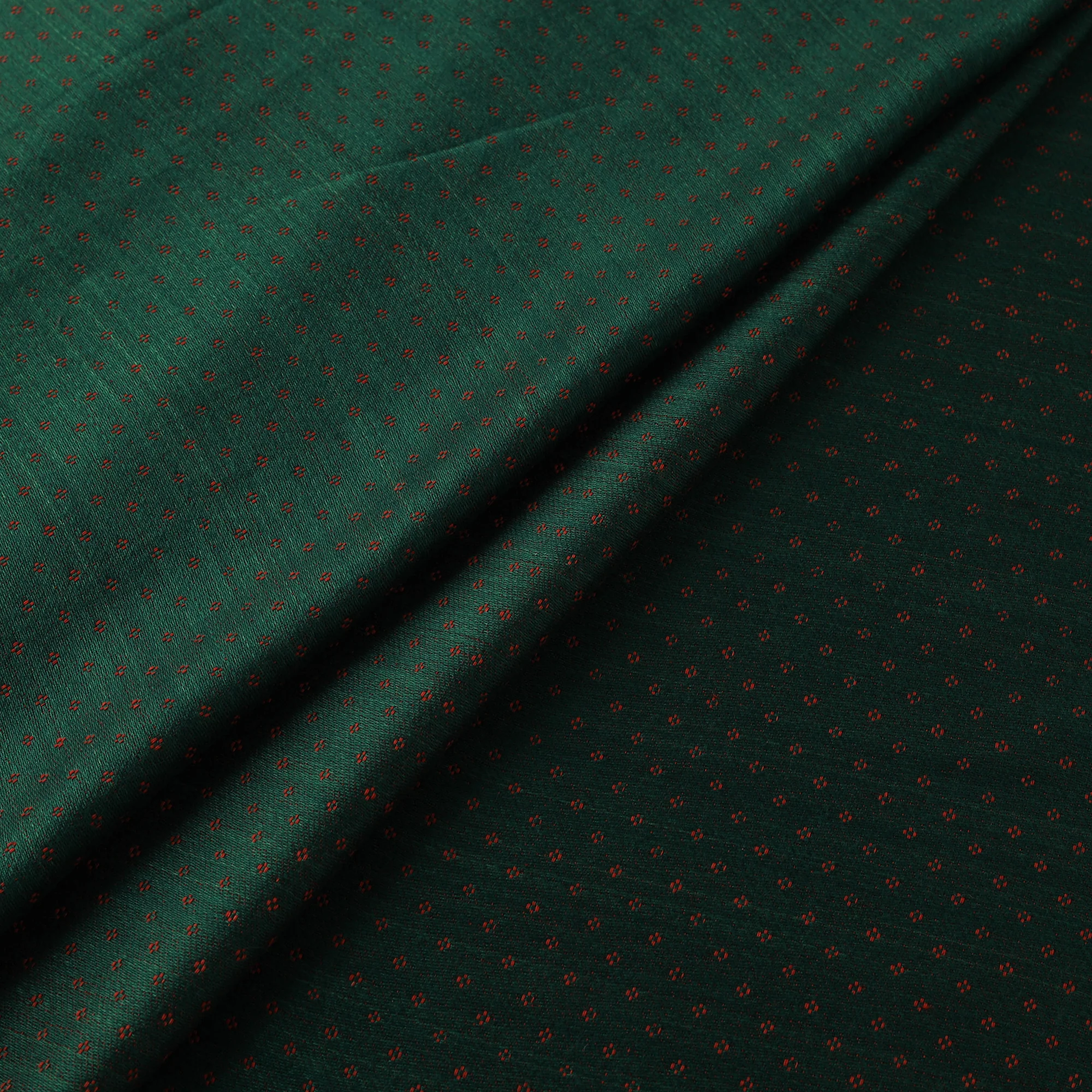 Pure Handloom Silk Cotton Mashru Fabric (Width - 22 in) 07