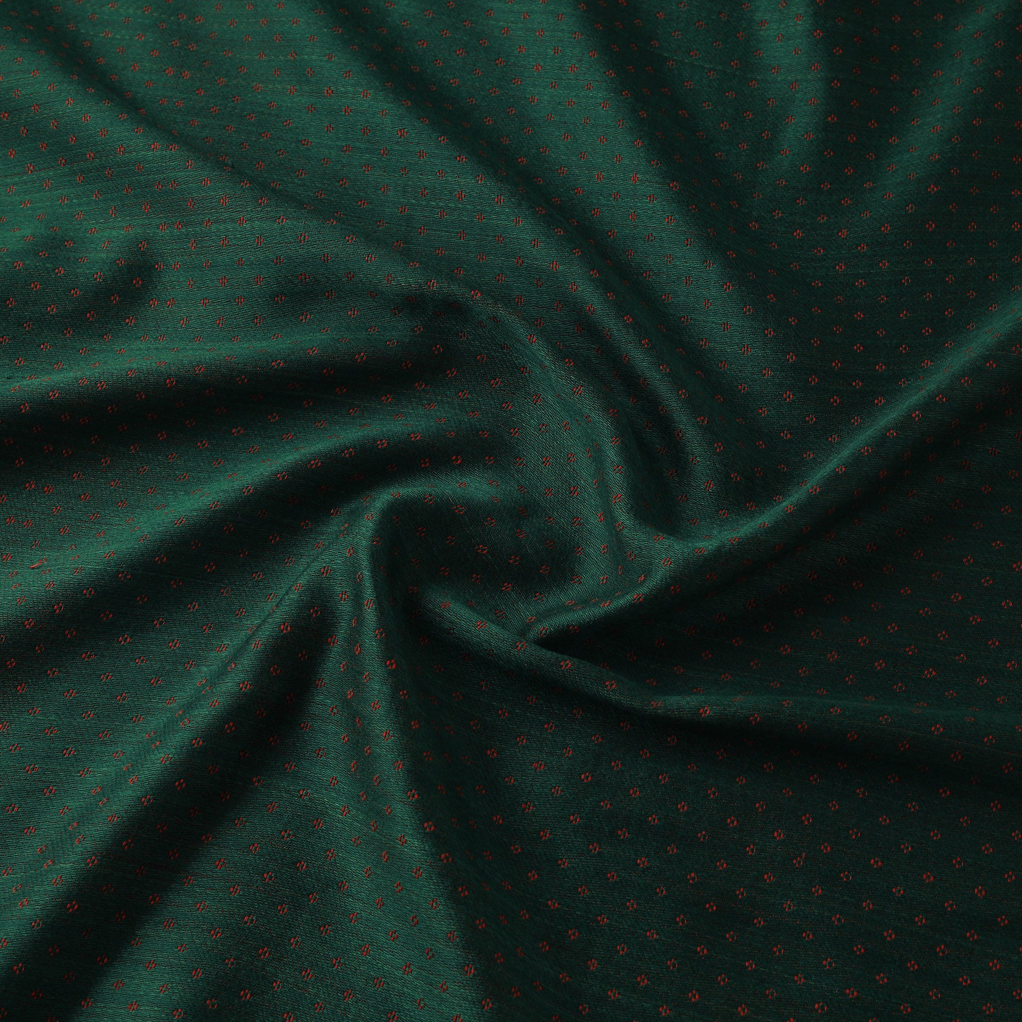 Pure Handloom Silk Cotton Mashru Fabric (Width - 22 in) 07 - Image 3