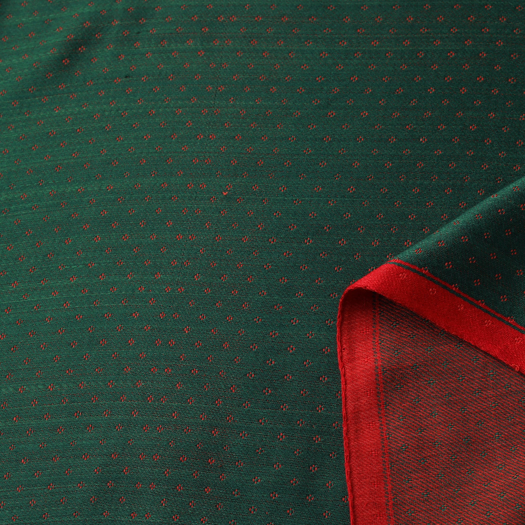 Pure Handloom Silk Cotton Mashru Fabric (Width - 22 in) 07 - Image 4