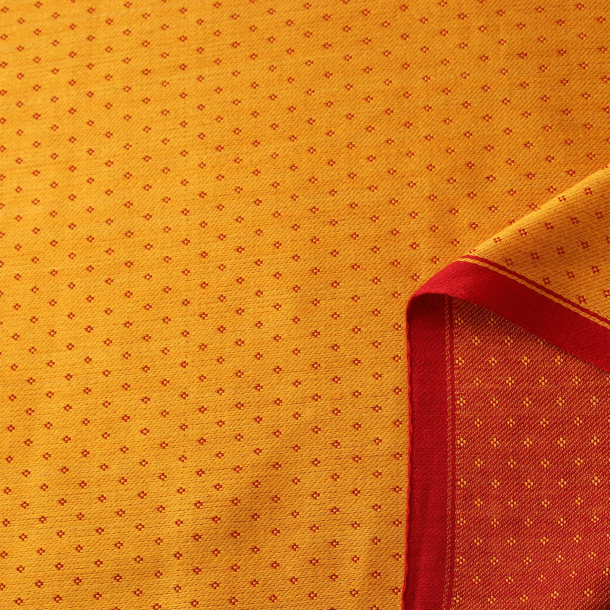 Pure Handloom Silk Cotton Mashru Fabric (Width - 22 in) 08 - Image 4