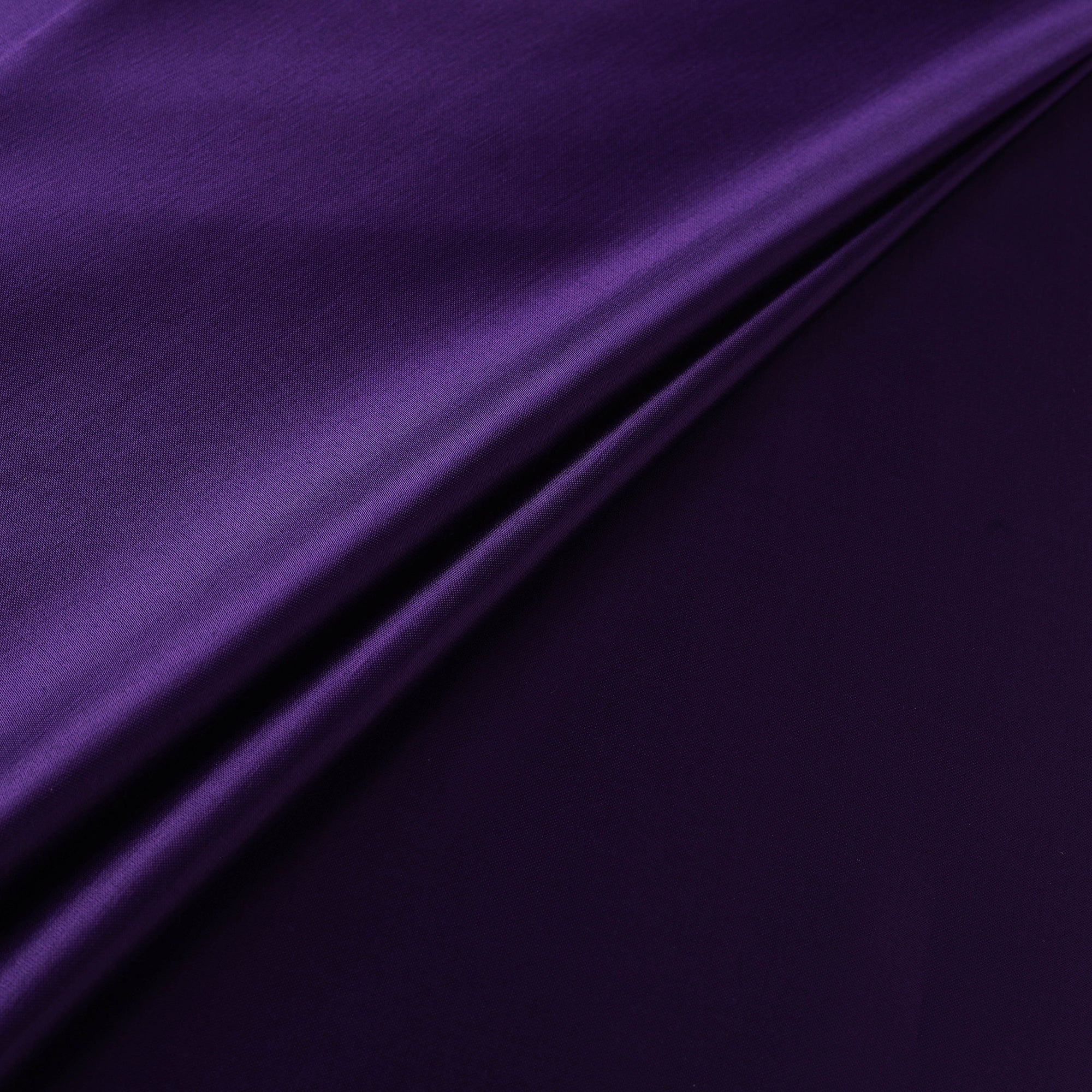 Purple - Pure Mashru Silk Plain Fabric (Width - 46 in) 15 - Image 2