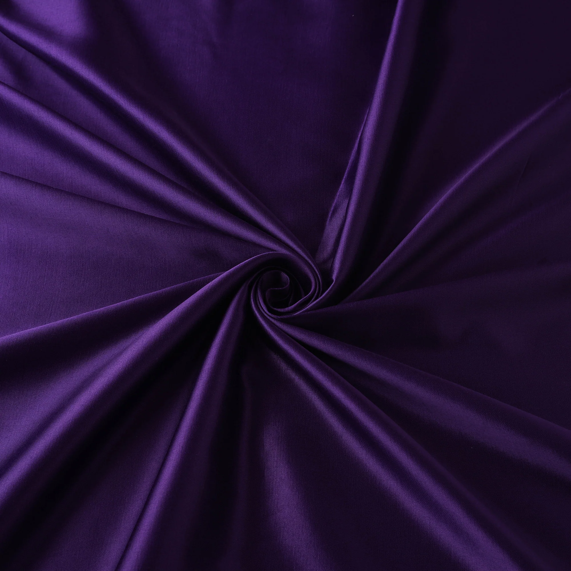 Purple - Pure Mashru Silk Plain Fabric (Width - 46 in) 15 - Image 3