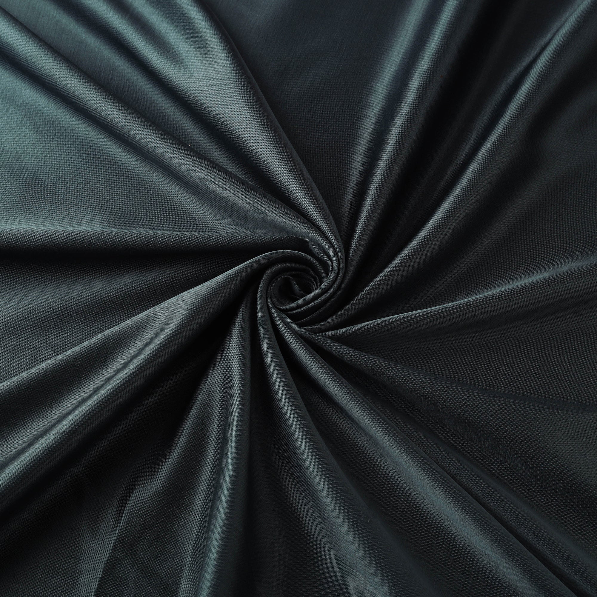 Green - Pure Mashru Silk Plain Fabric (Width - 46 in) 16 - Image 3