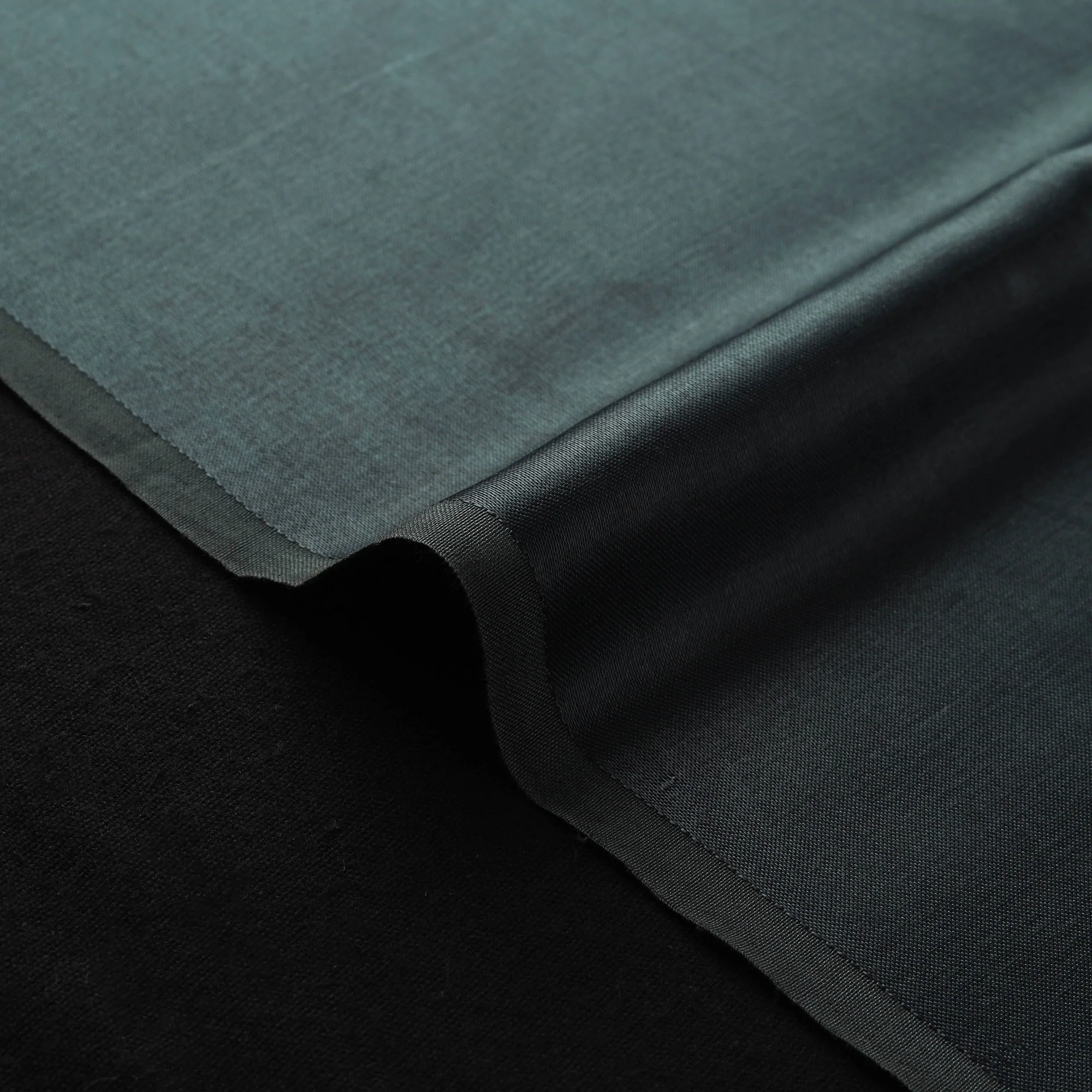 Green - Pure Mashru Silk Plain Fabric (Width - 46 in) 16 - Image 4