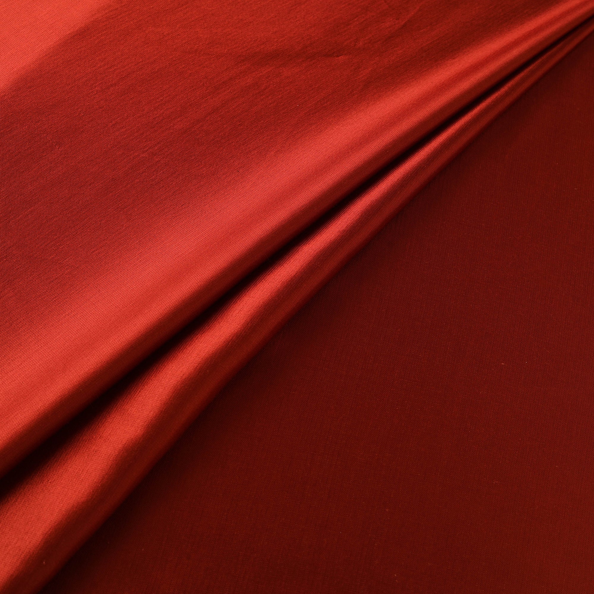 Red - Pure Mashru Silk Plain Fabric (Width - 46 in) 17 - Image 2