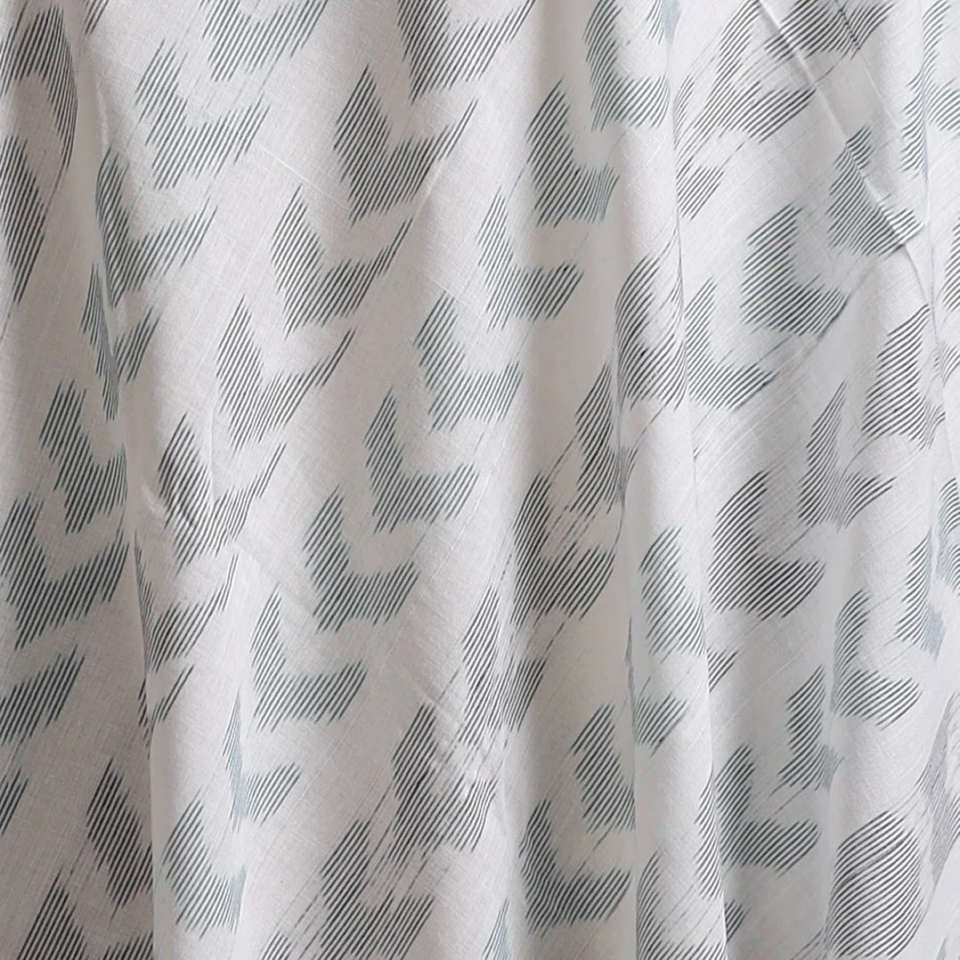 White - Sambalpuri Ikat Weave Cotton Fabric 14 - Image 3