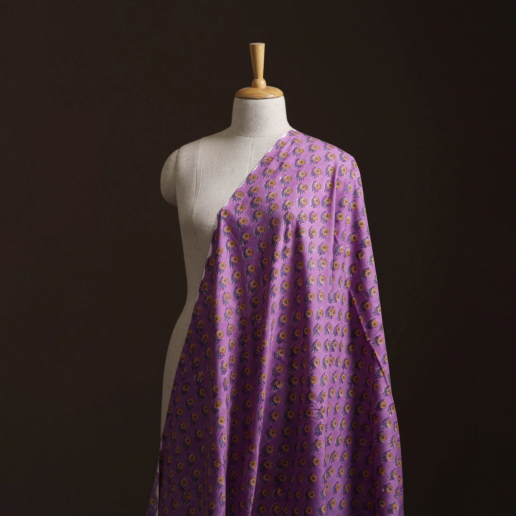 Sanganeri Hand Block Print Cotton Fabric 16