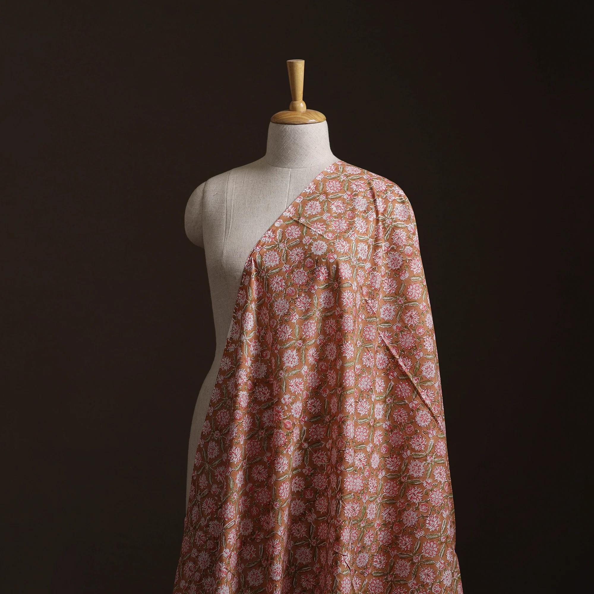 Sanganeri Hand Block Print Cotton Fabric 17