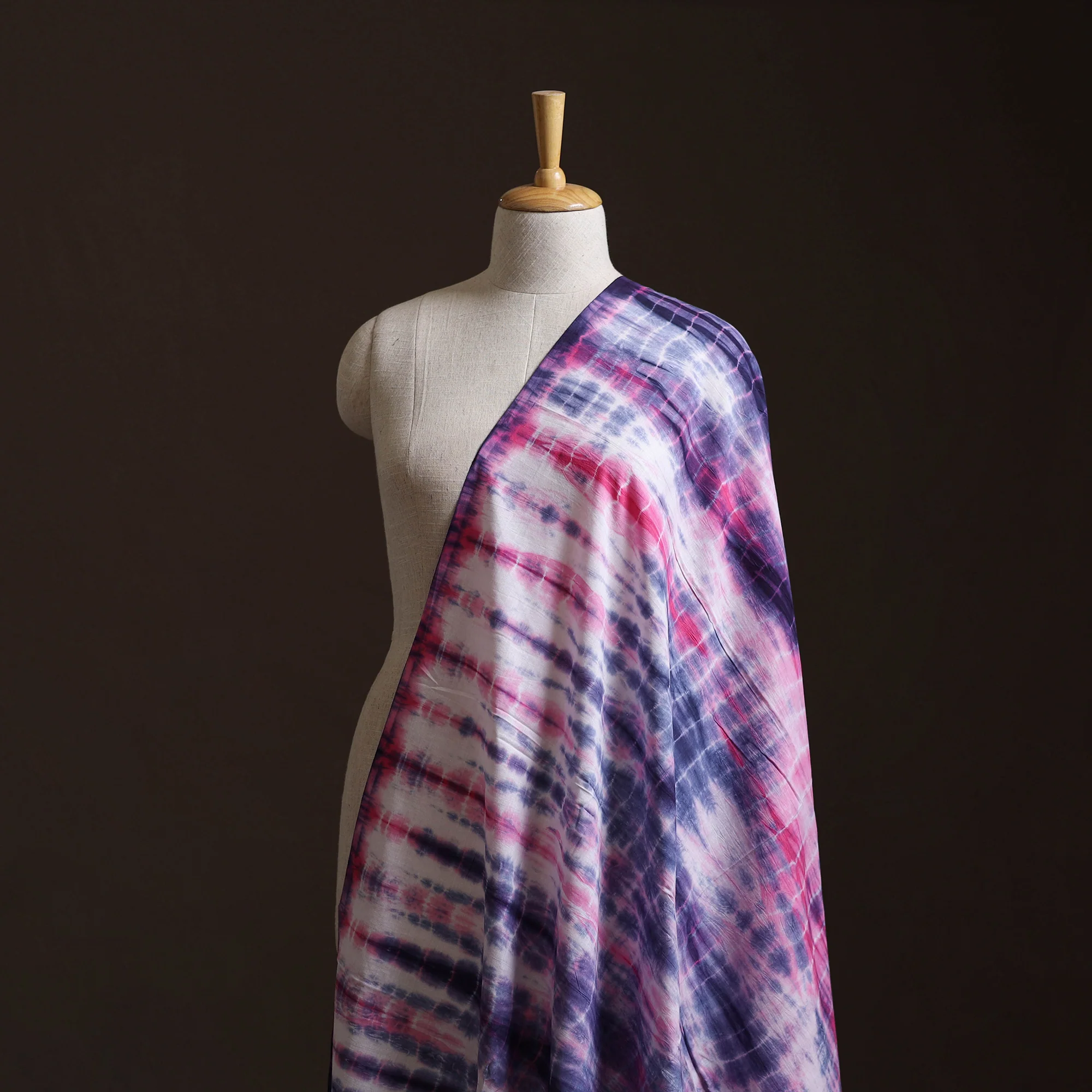 Multicolor - Shibori Tie-Dye Pure Mul Cotton Fabric 08