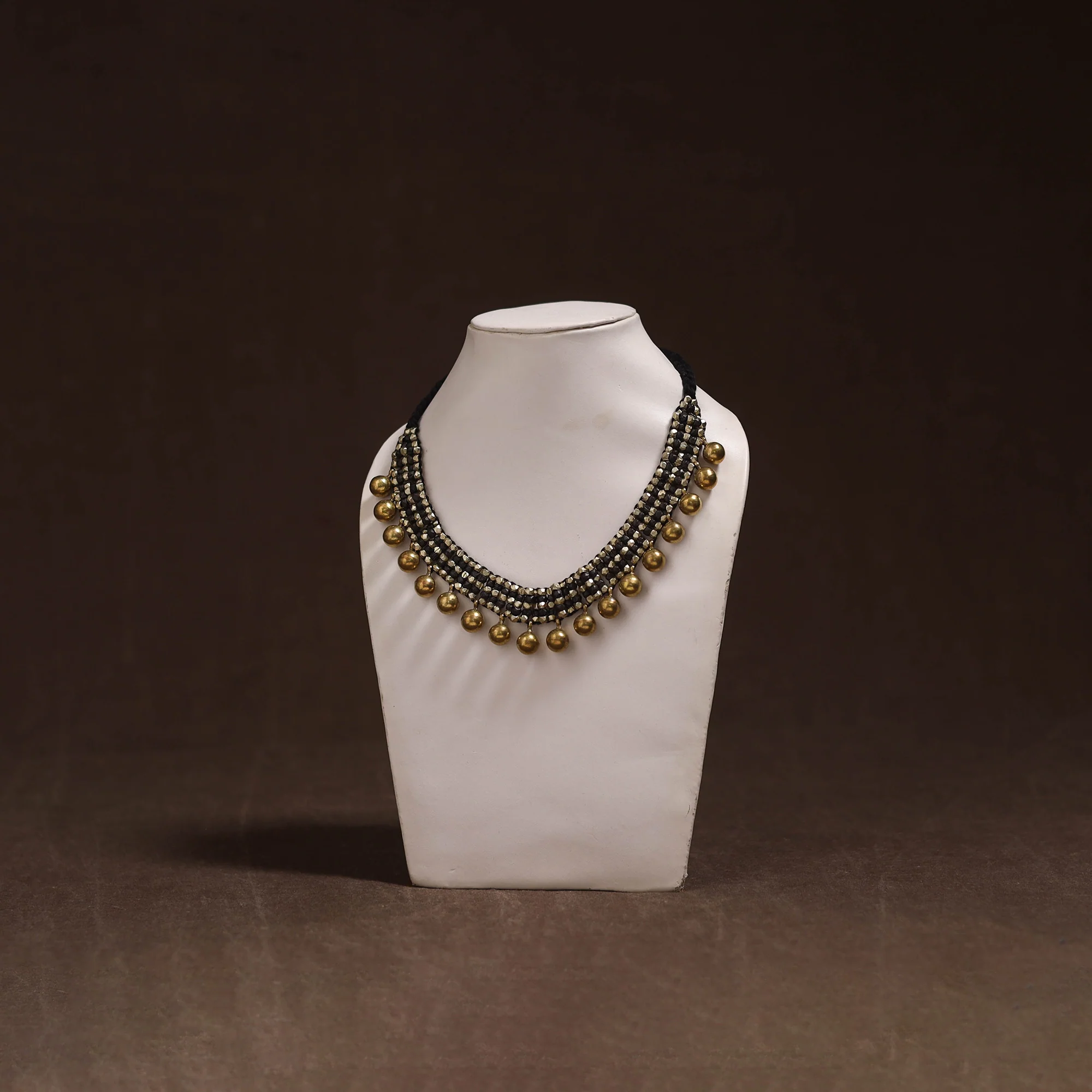 Tribal Odisha Dokra Threadwork Handmade Choker Necklace 36