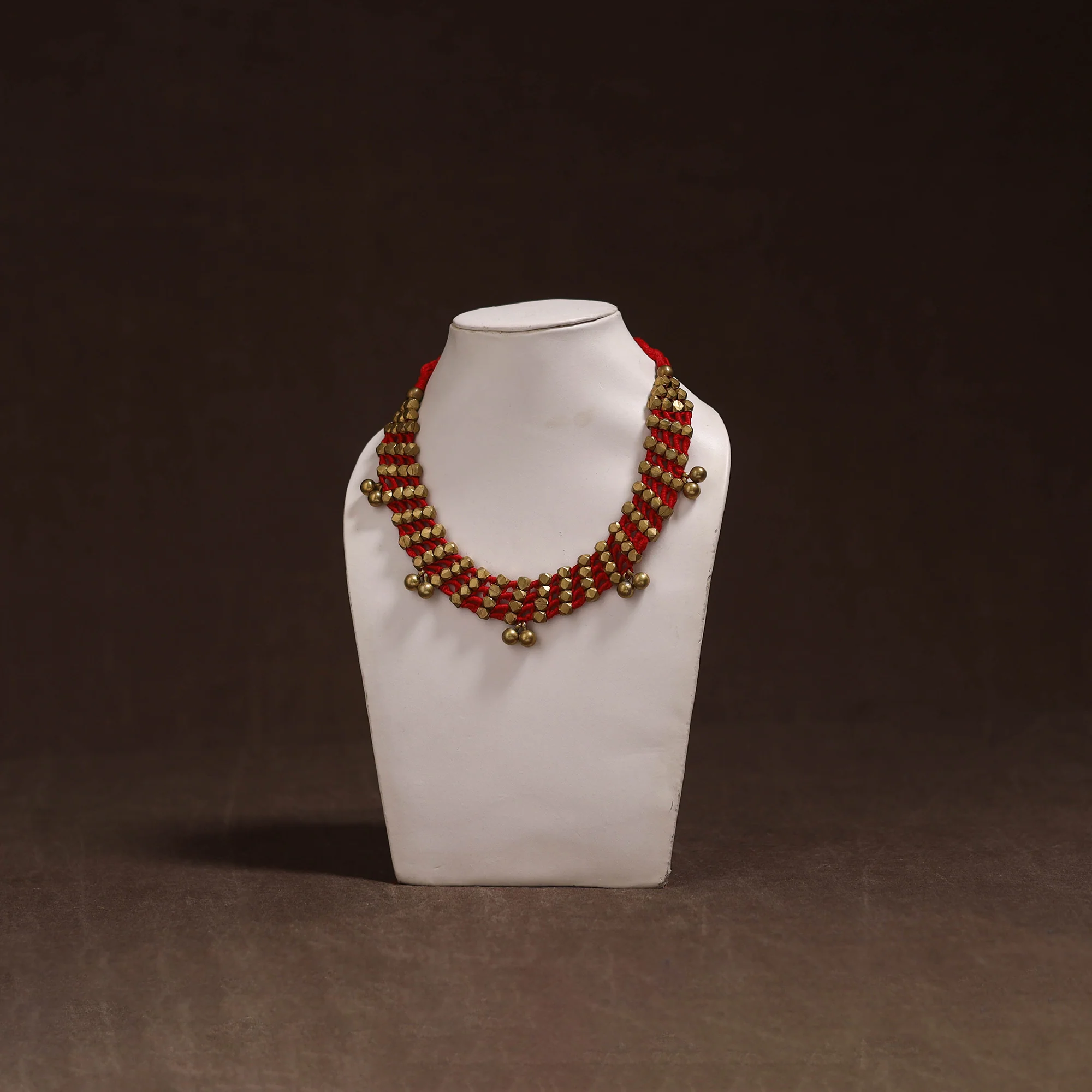 Tribal Odisha Dokra Threadwork Handmade Choker Necklace 48