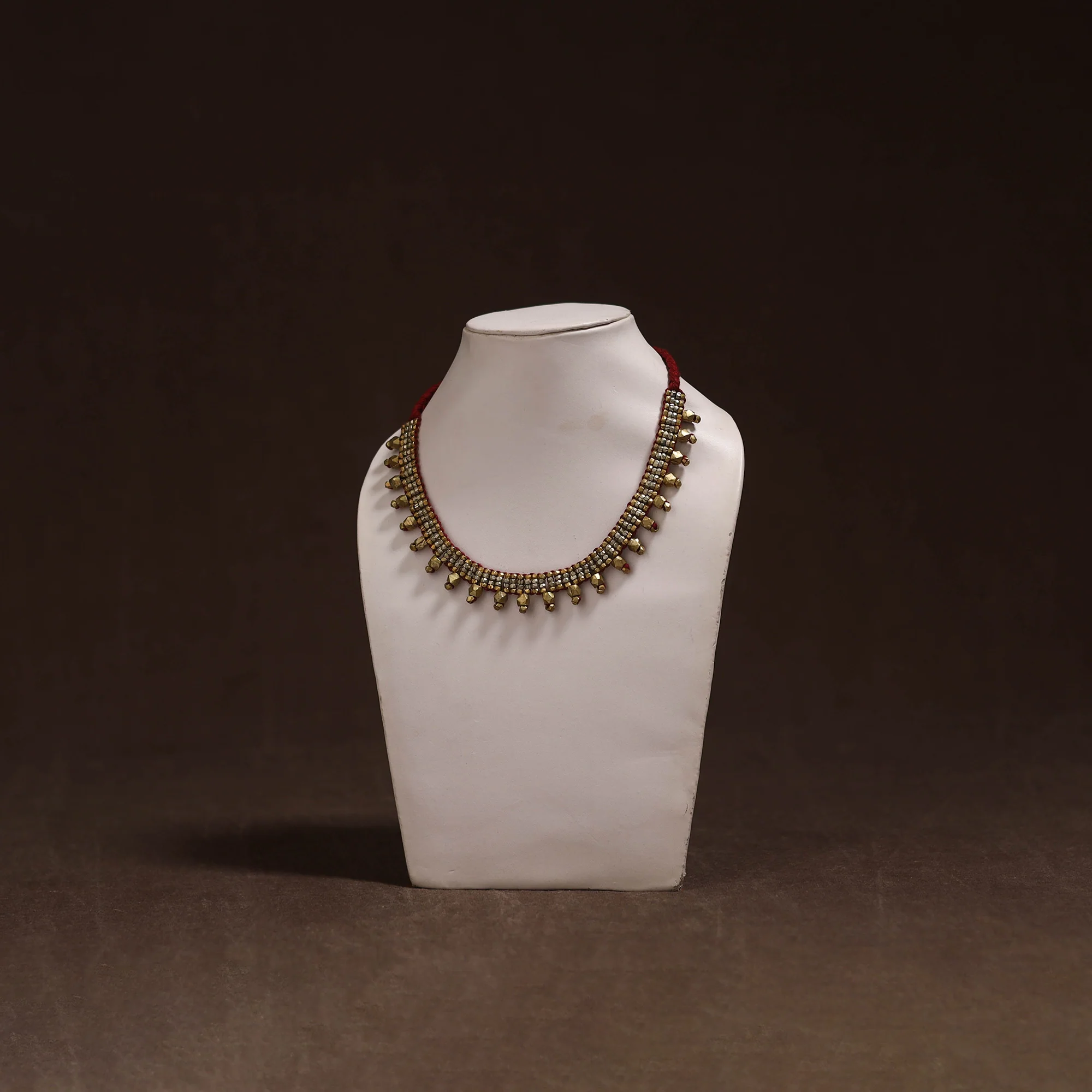 Tribal Odisha Dokra Threadwork Handmade Choker Necklace 64