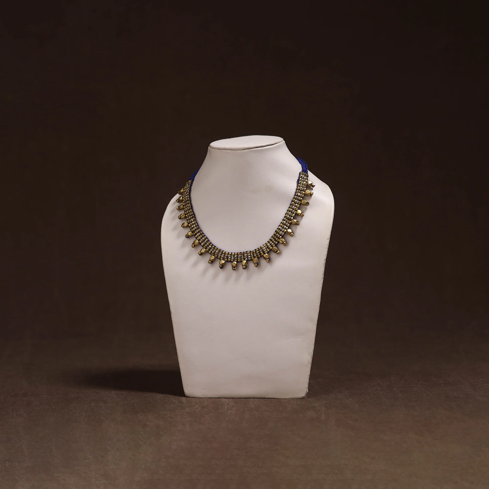 Tribal Odisha Dokra Threadwork Handmade Choker Necklace 65