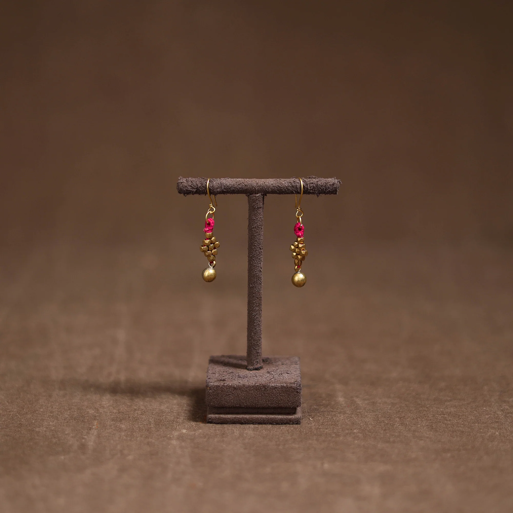 Tribal Odisha Dokra Threadwork Handmade Earrings 106