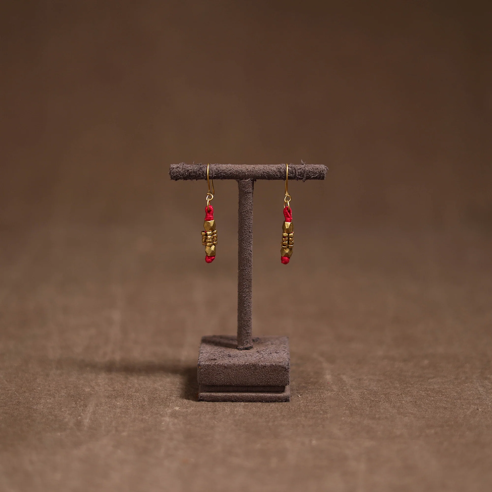 Tribal Odisha Dokra Threadwork Handmade Earrings 82