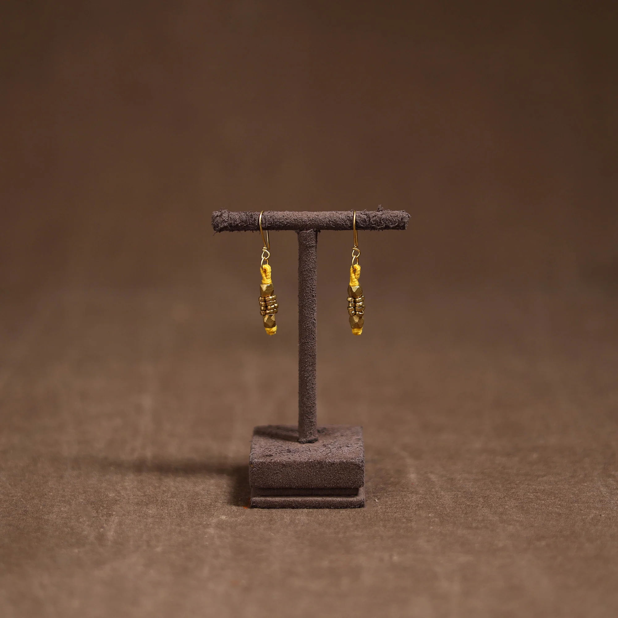Tribal Odisha Dokra Threadwork Handmade Earrings 87