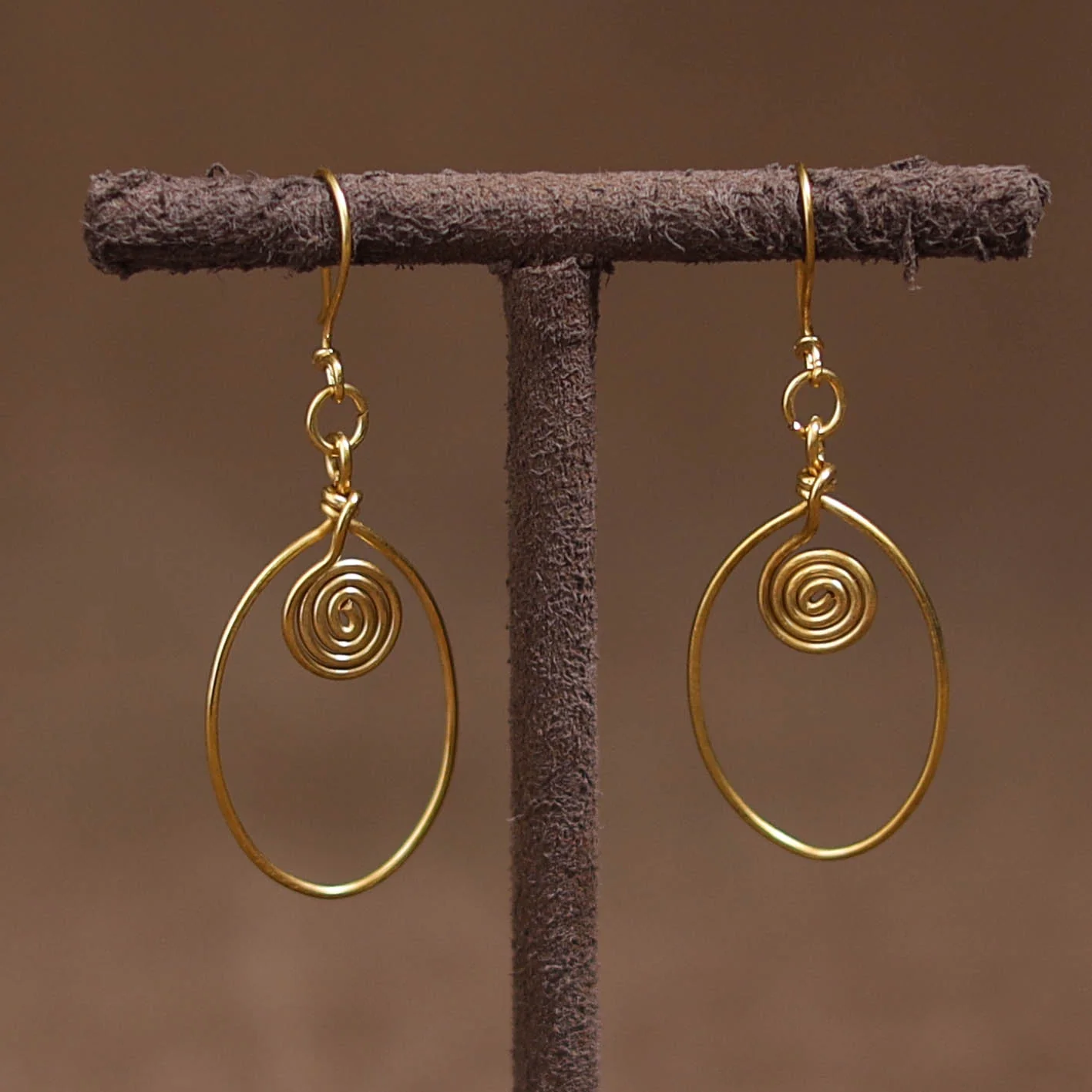 Tribal Odisha Dokra Threadwork Handmade Earrings 90 - Image 2