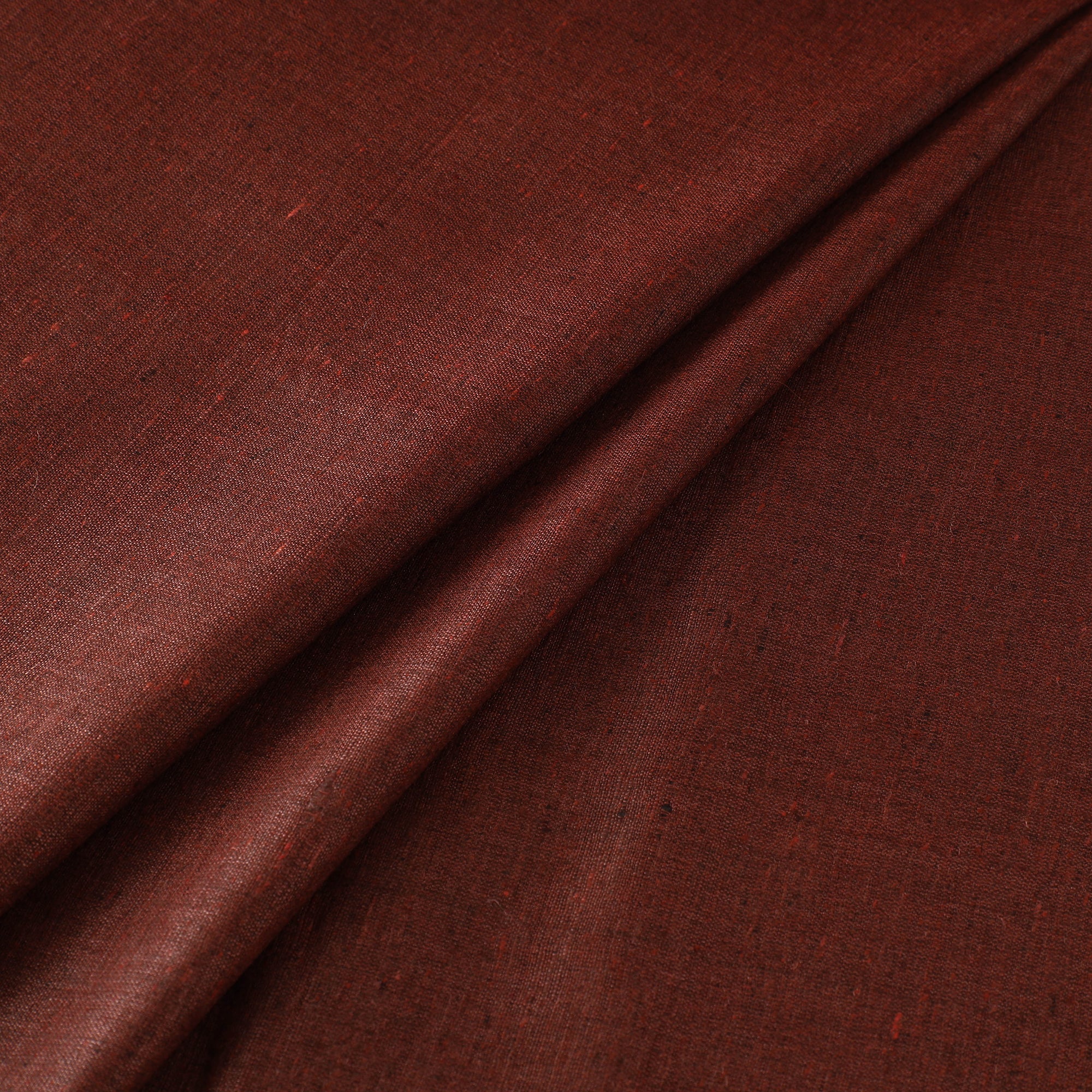 Vidarbha Tussar x Katia Silk Handwoven Plain Fabric 19