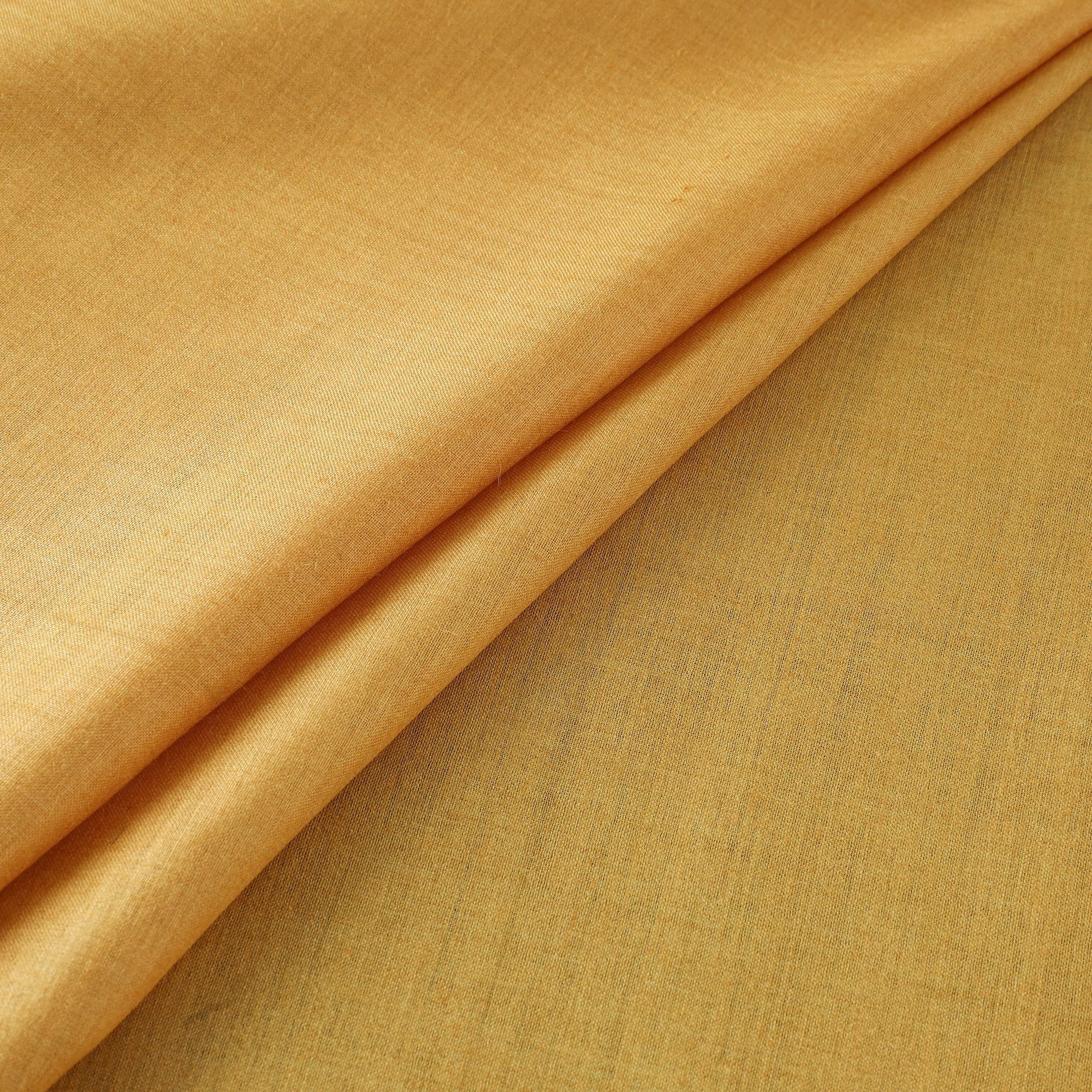 Vidarbha Tussar x Muga Silk Handwoven Plain Fabric 17